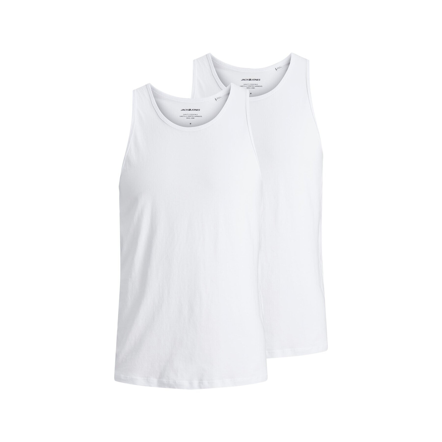 Jack&Jones Súprava 2 tank topov Basic 12133910 Biela Regular Fit - Pepit.sk