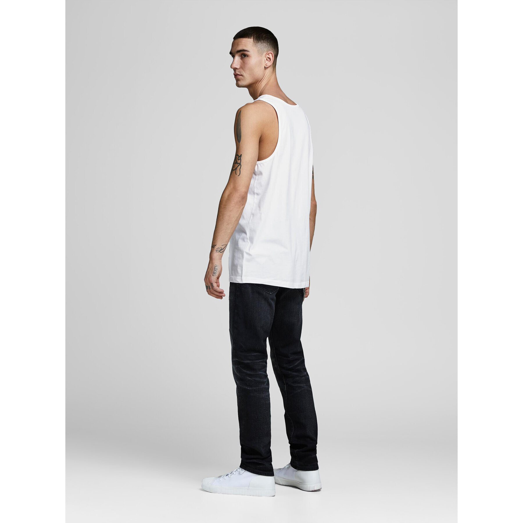 Jack&Jones Súprava 2 tank topov Basic 12133910 Biela Regular Fit - Pepit.sk