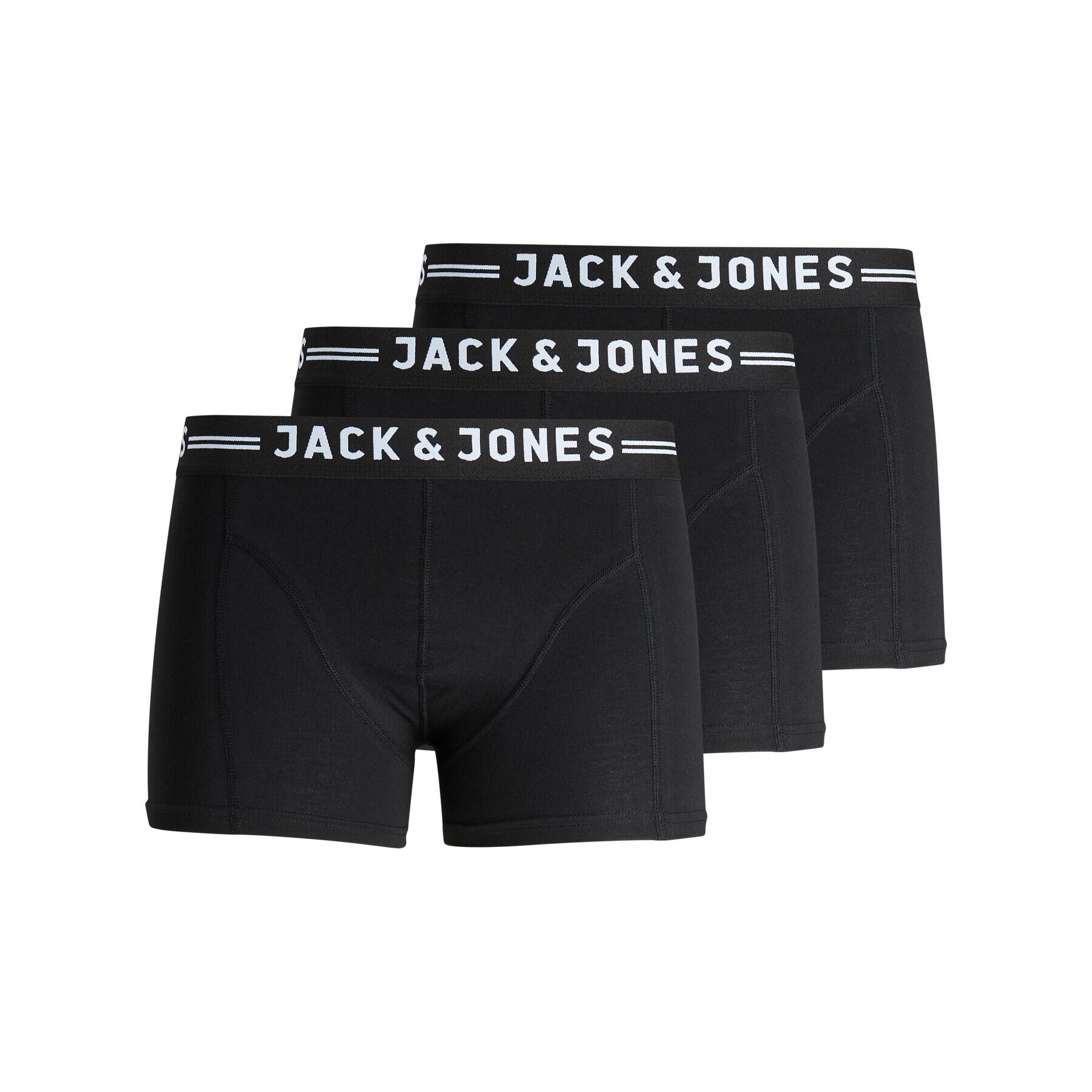 Jack&Jones Súprava 3 kusov boxeriek Sense 12081832 Čierna - Pepit.sk