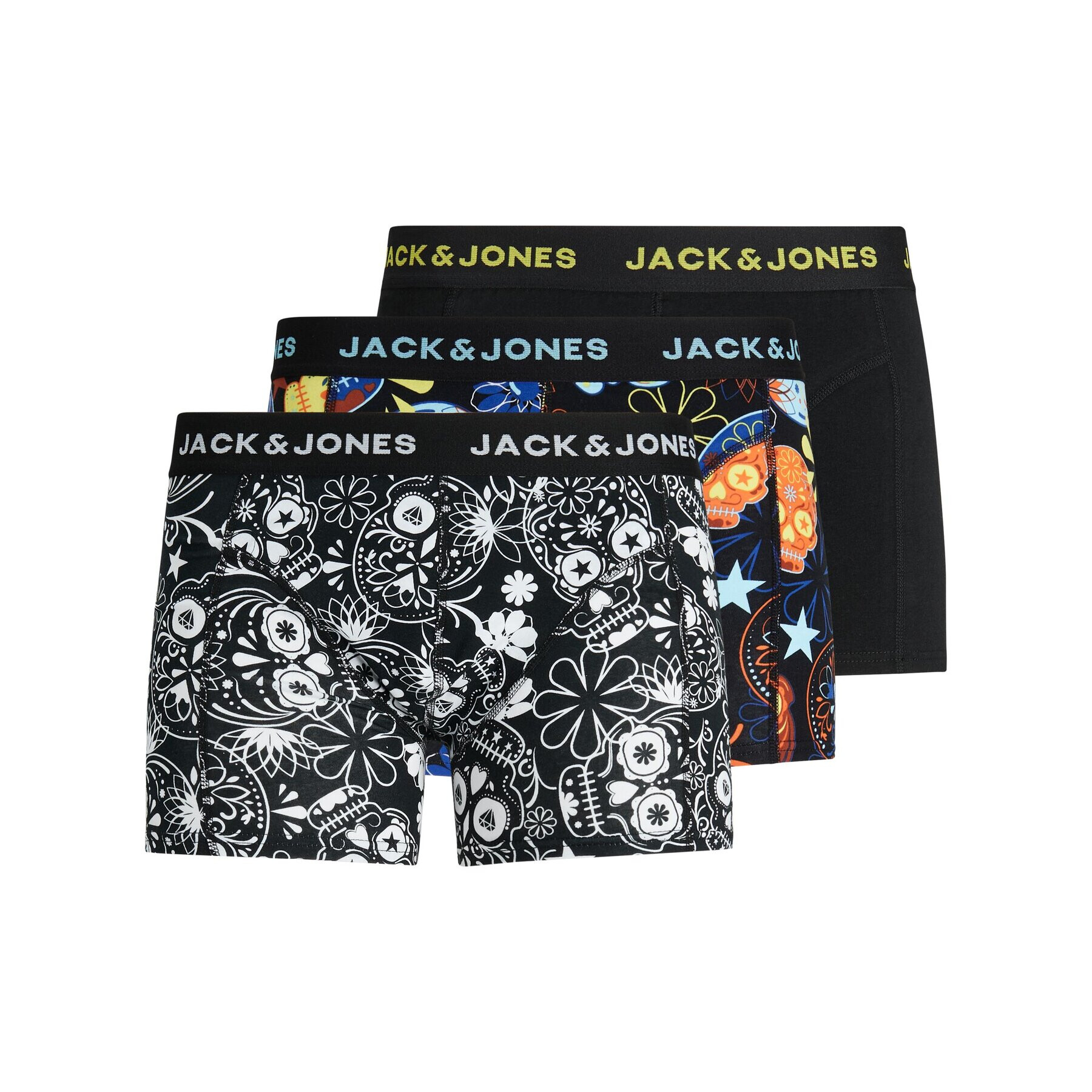 Jack&Jones Súprava 3 kusov boxeriek Sugar Skull 12185485 Farebná - Pepit.sk