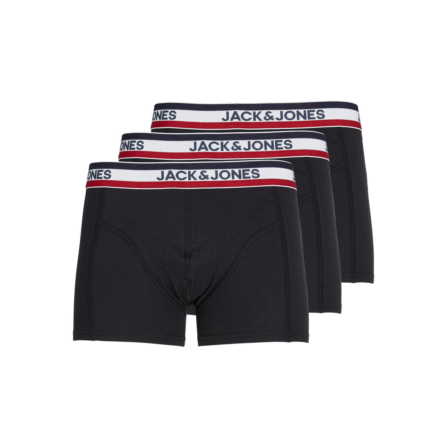 Jack&Jones Súprava 3 kusov boxeriek Tape 12230639 Čierna - Pepit.sk