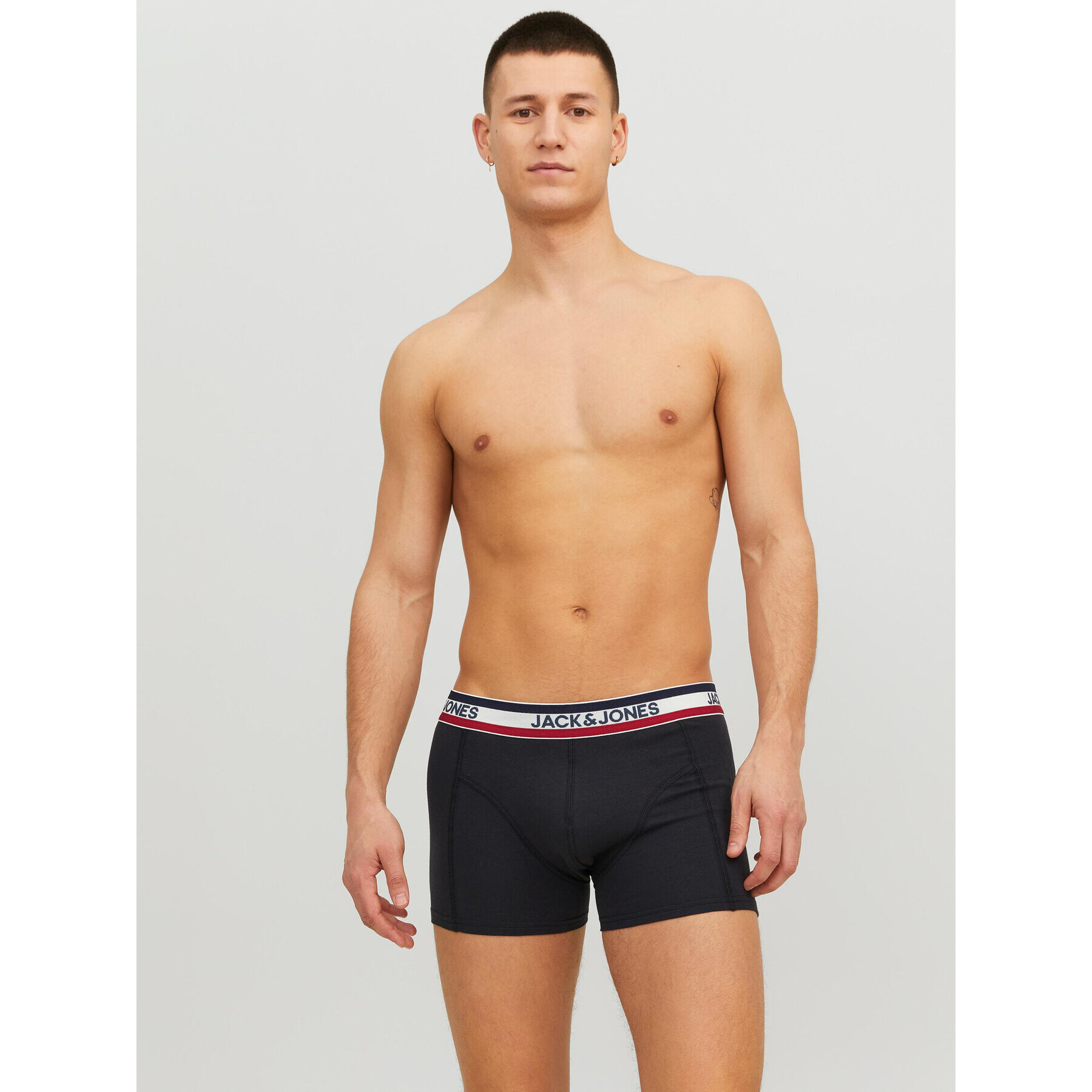 Jack&Jones Súprava 3 kusov boxeriek Tape 12230639 Čierna - Pepit.sk