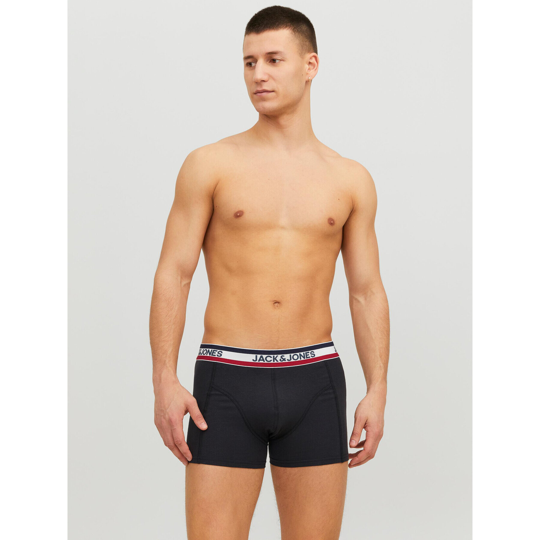 Jack&Jones Súprava 3 kusov boxeriek Tape 12230639 Čierna - Pepit.sk