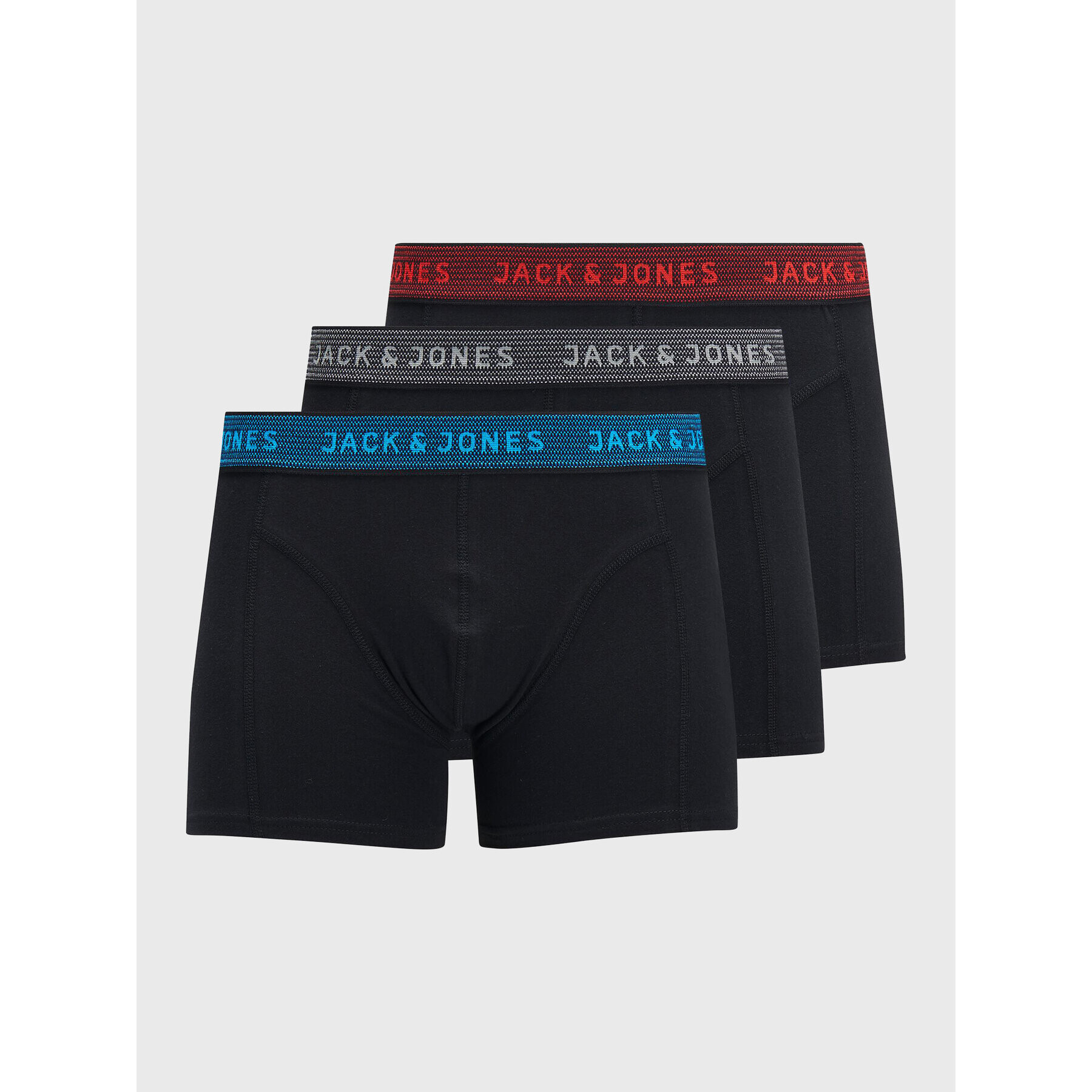 Jack&Jones Súprava 3 kusov boxeriek Waistband 12127816 Čierna - Pepit.sk