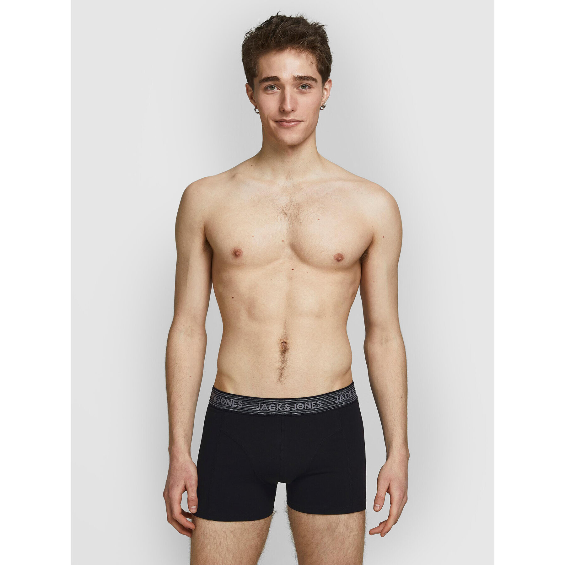 Jack&Jones Súprava 3 kusov boxeriek Waistband 12127816 Čierna - Pepit.sk