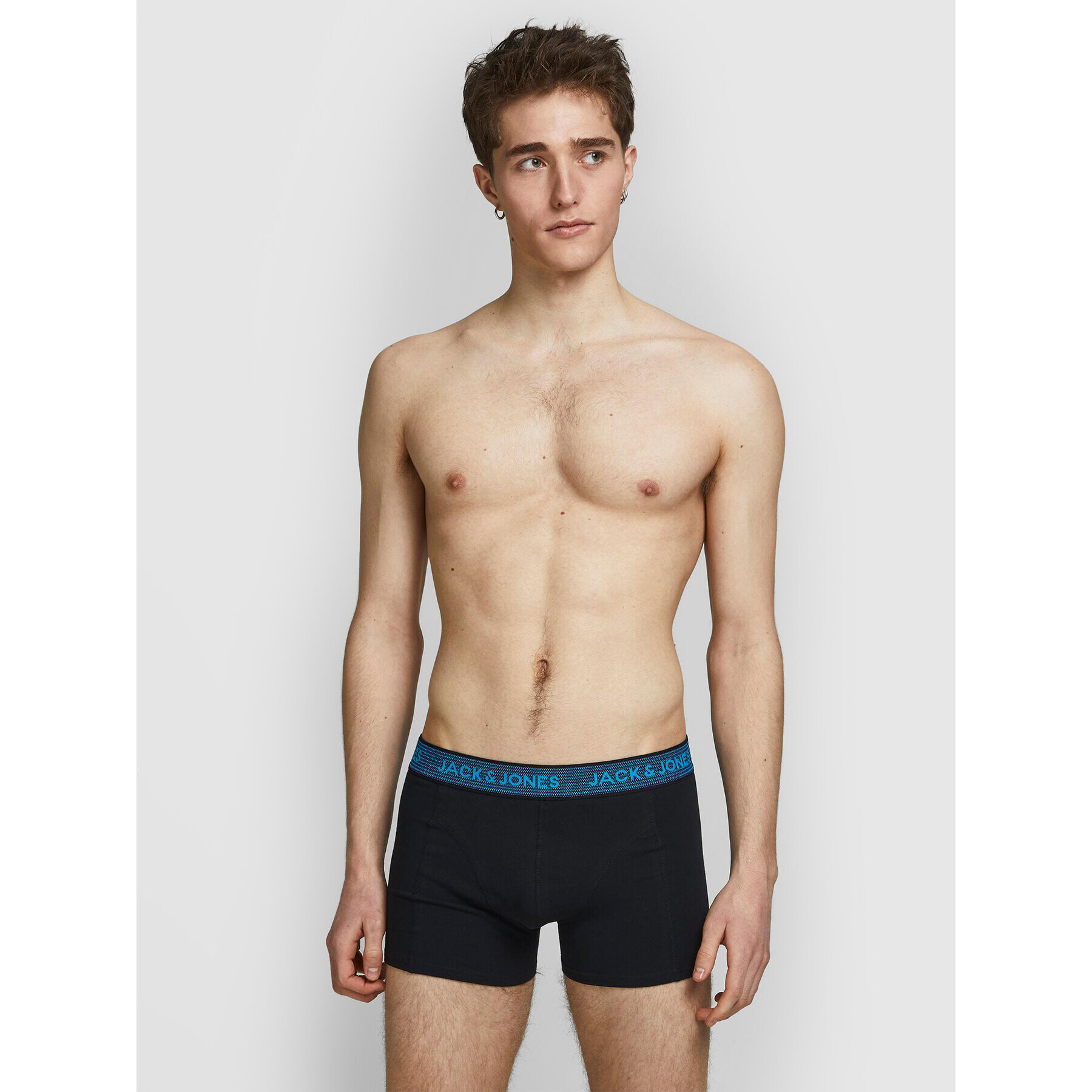 Jack&Jones Súprava 3 kusov boxeriek Waistband 12127816 Čierna - Pepit.sk