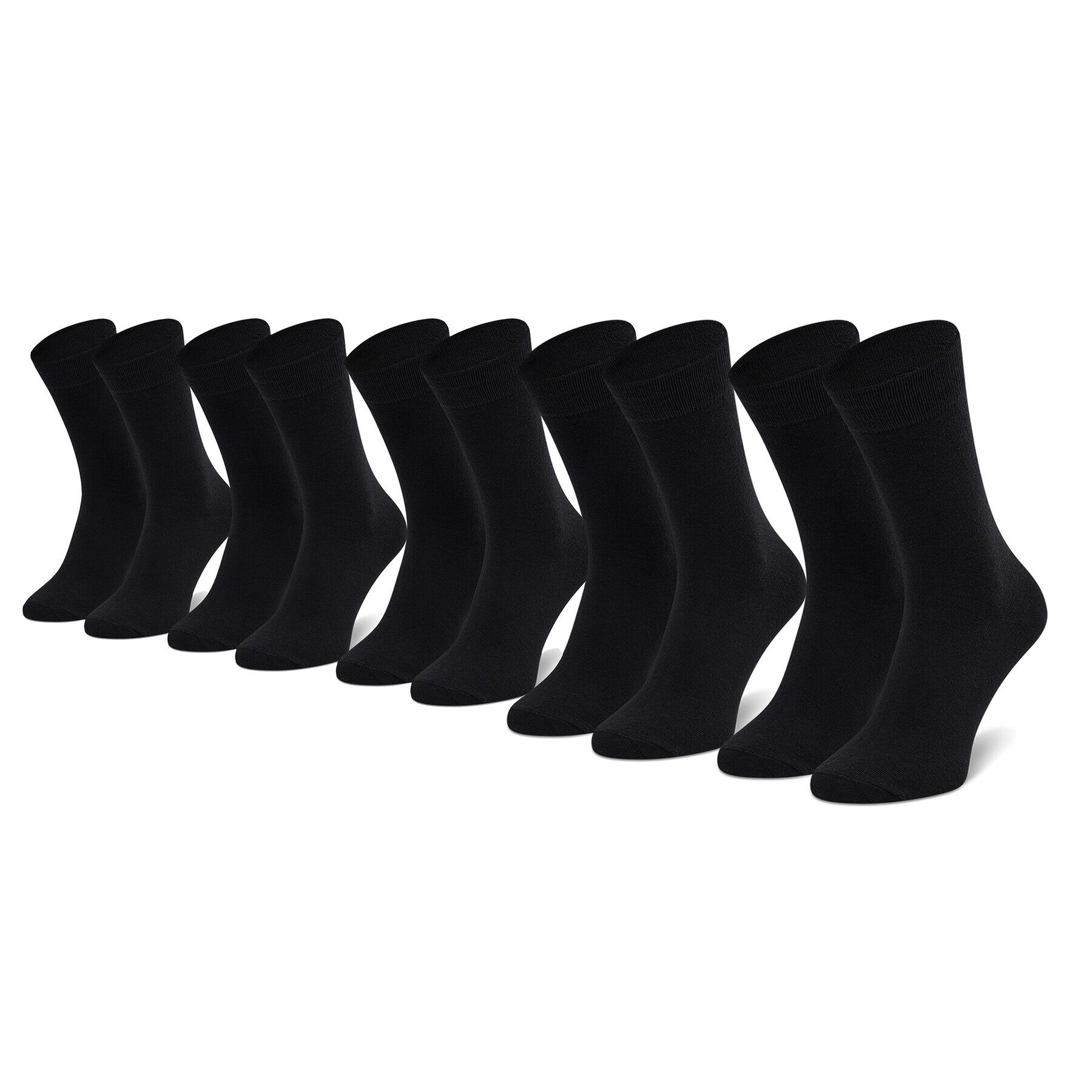 Jack&Jones Súprava 5 párov vysokých pánskych ponožiek Jacjens Sock 5 Pack Noos 12113085 Čierna - Pepit.sk