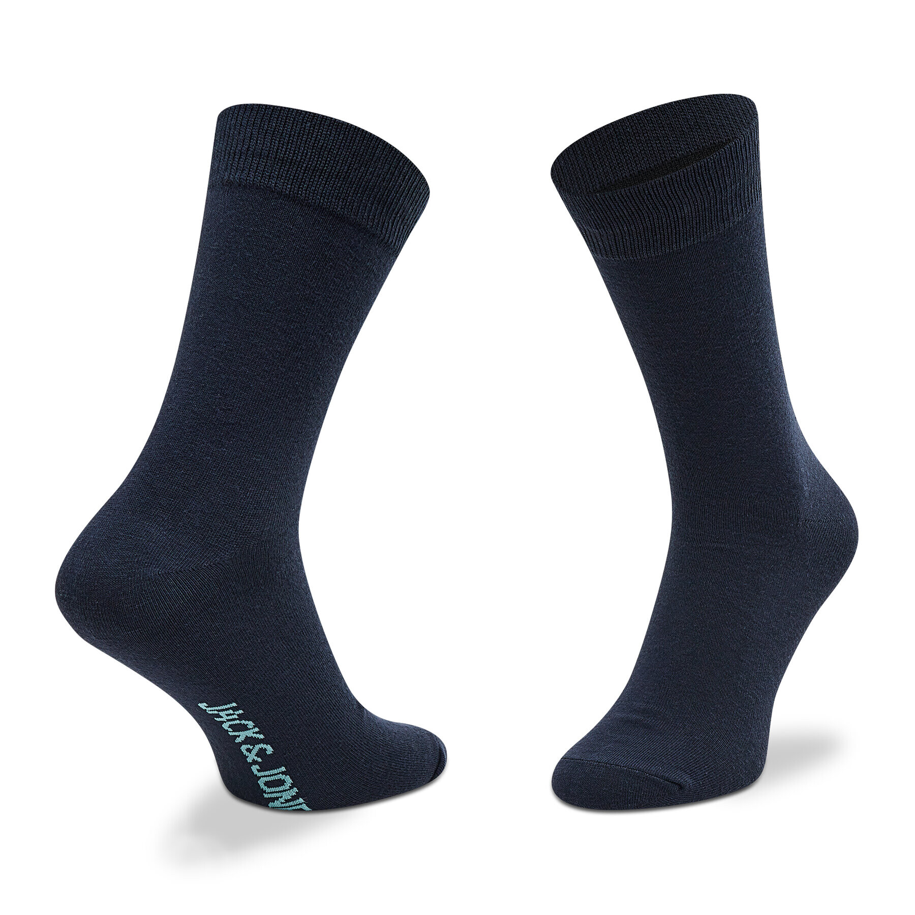 Jack&Jones Súprava 5 párov vysokých pánskych ponožiek Jacwave Skull Sock 12205322 r.OS Tmavomodrá - Pepit.sk