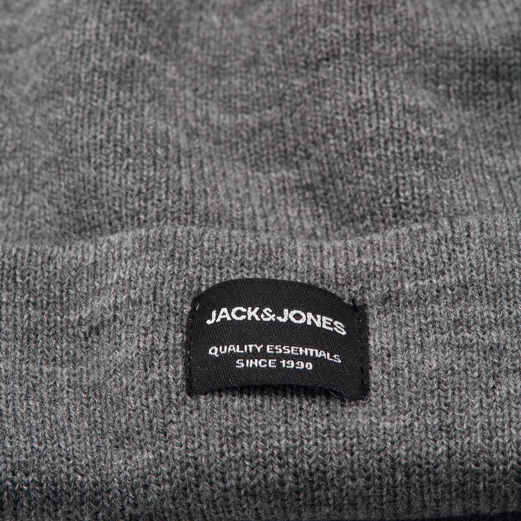 Jack&Jones Súprava čiapka a rukavice 12168383 Sivá - Pepit.sk