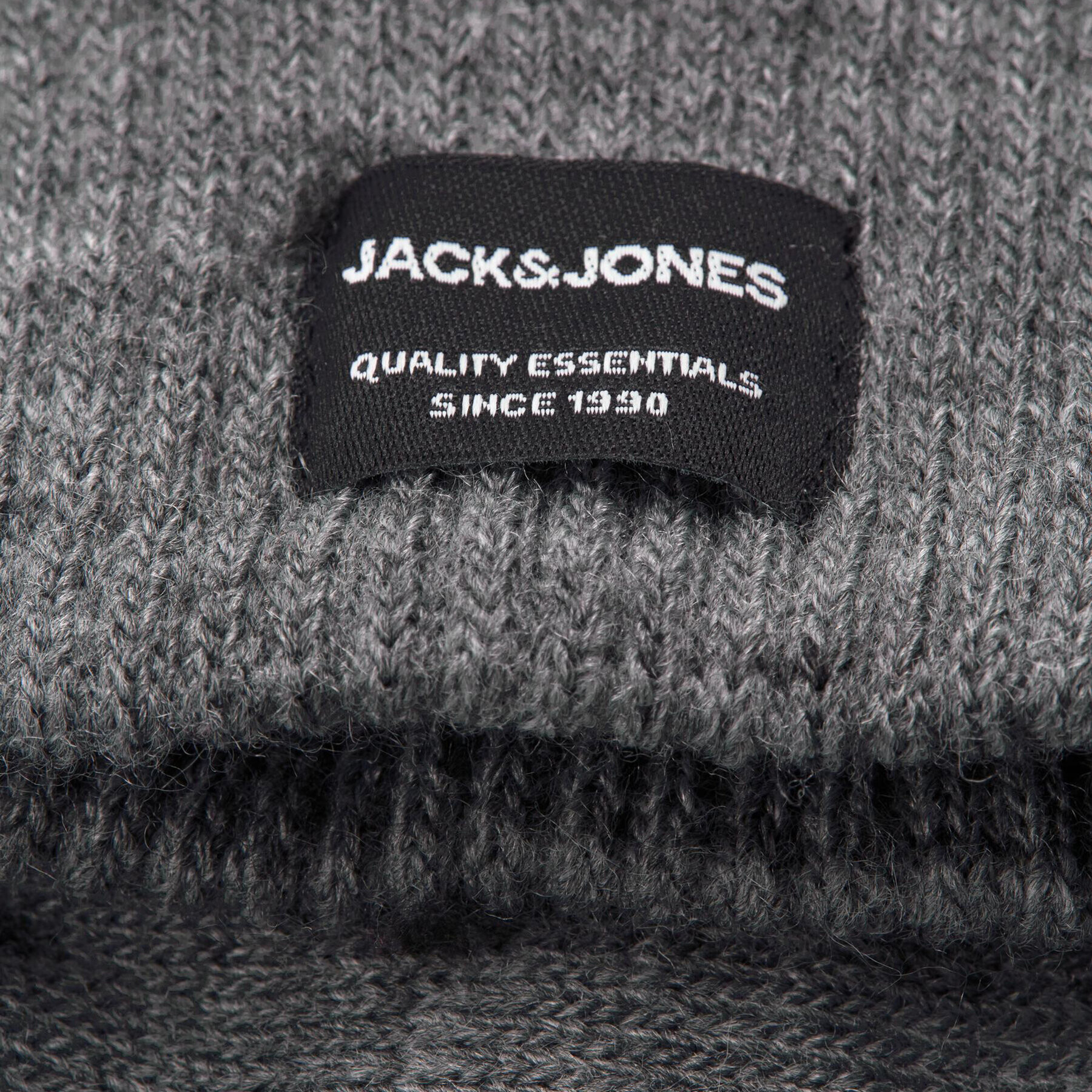 Jack&Jones Súprava čiapka a rukavice 12168383 Sivá - Pepit.sk