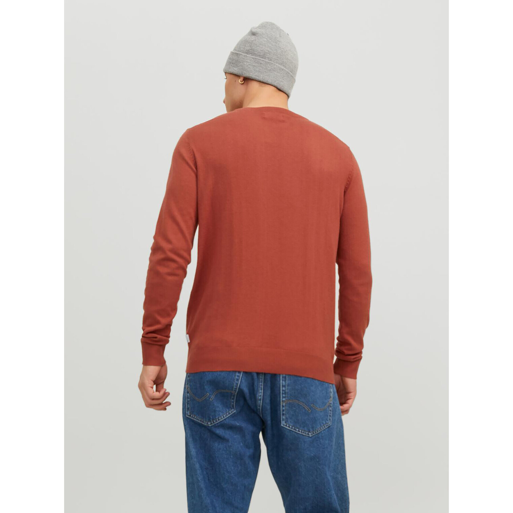 Jack&Jones Sveter 12208364 Oranžová Regular Fit - Pepit.sk