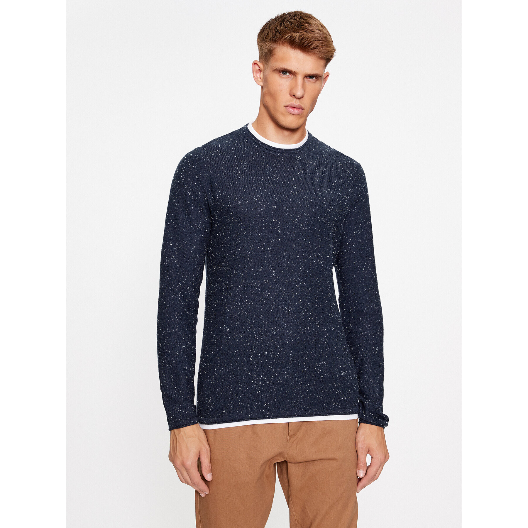 Jack&Jones Sveter 12227443 Tmavomodrá Regular Fit - Pepit.sk