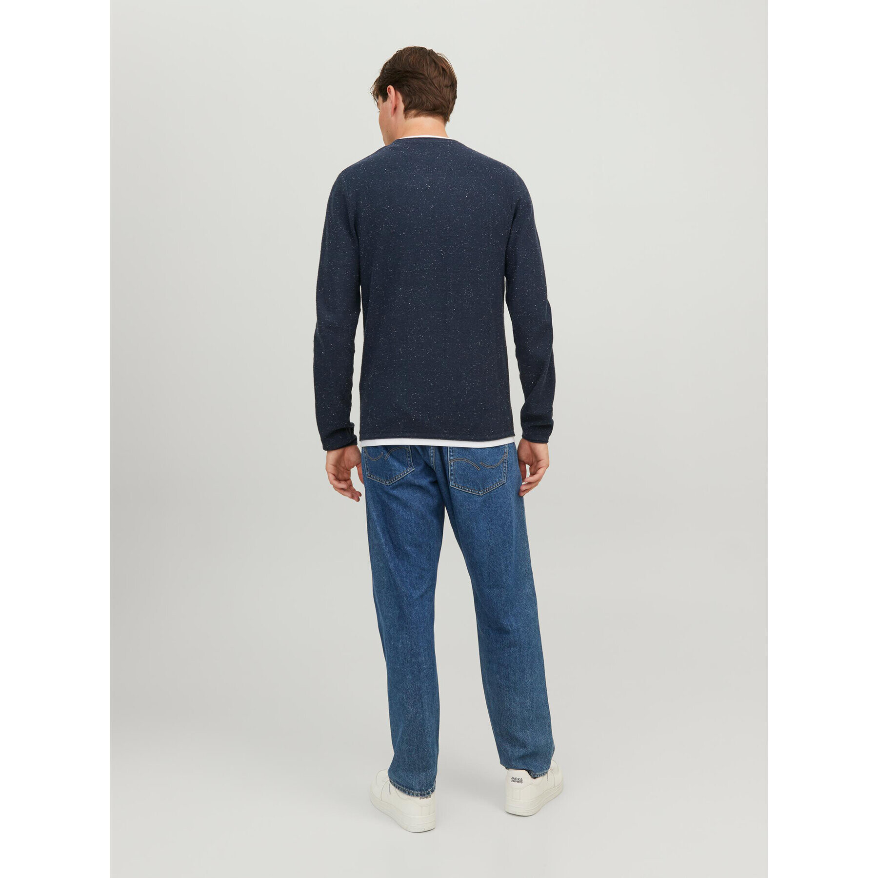 Jack&Jones Sveter 12227443 Tmavomodrá Regular Fit - Pepit.sk