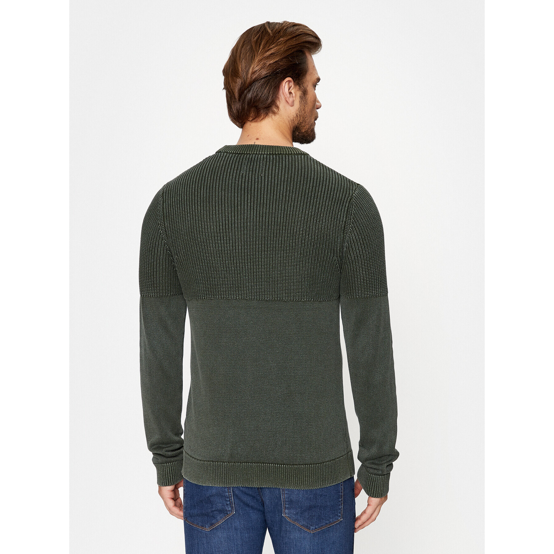 Jack&Jones Sveter 12236265 Zelená Regular Fit - Pepit.sk