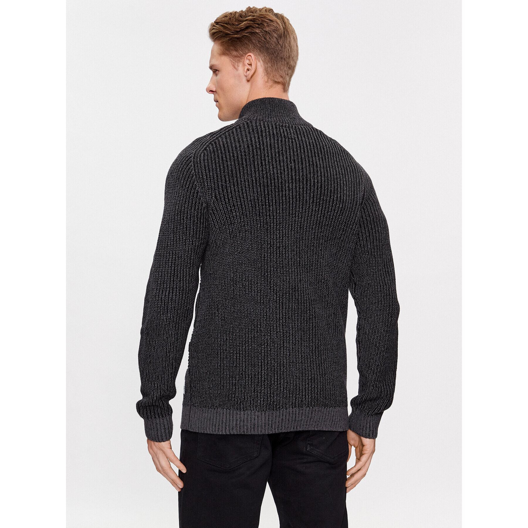 Jack&Jones Sveter 12236323 Čierna Regular Fit - Pepit.sk