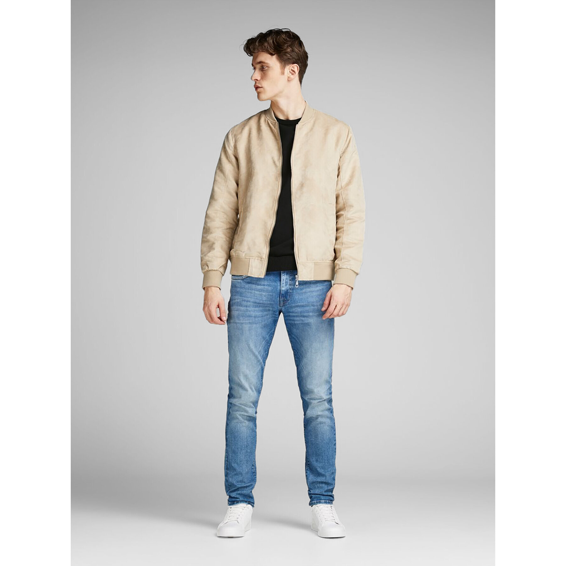 Jack&Jones Sveter Basic 12137190 Čierna Regular Fit - Pepit.sk