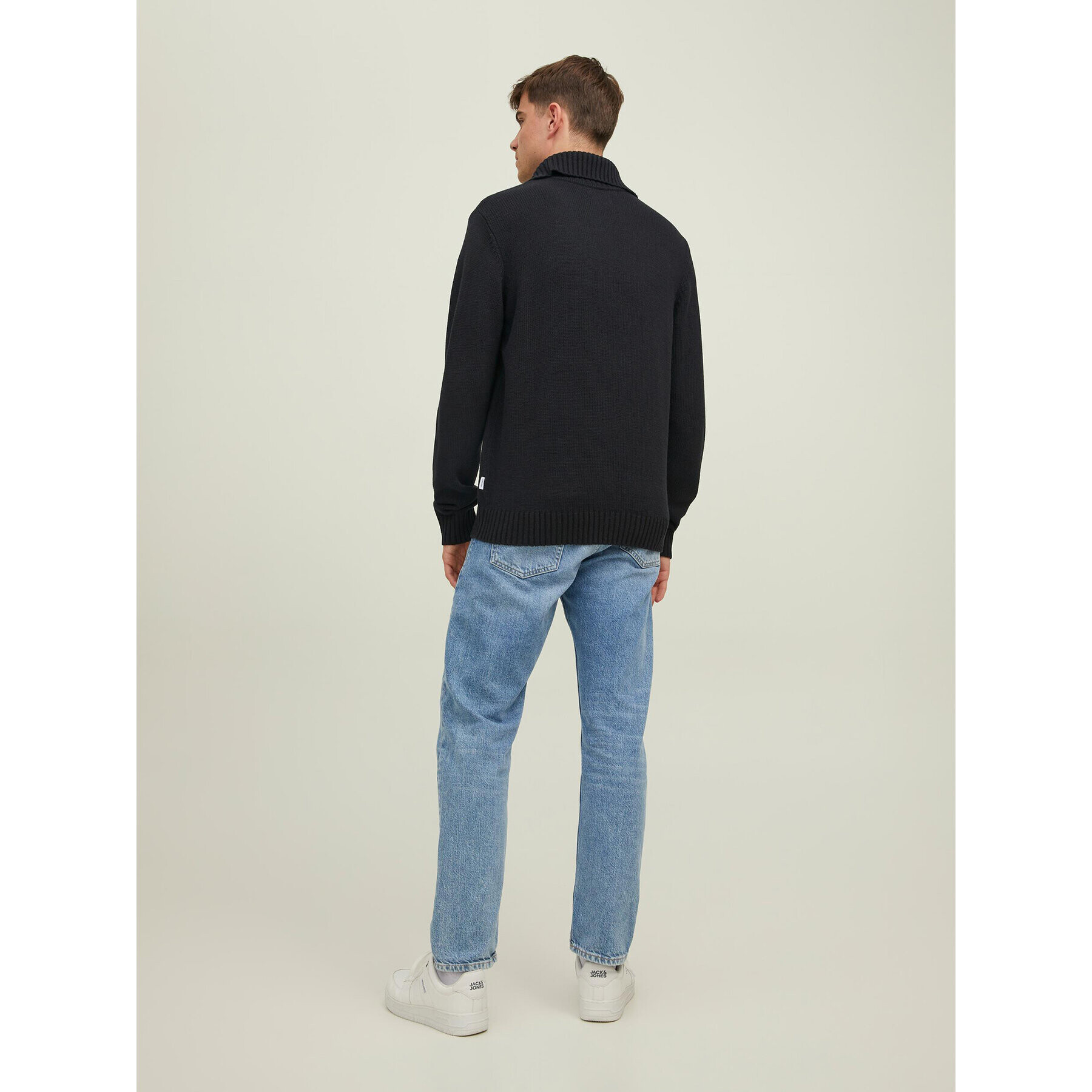 Jack&Jones Sveter Dash 12216212 Čierna Regular Fit - Pepit.sk