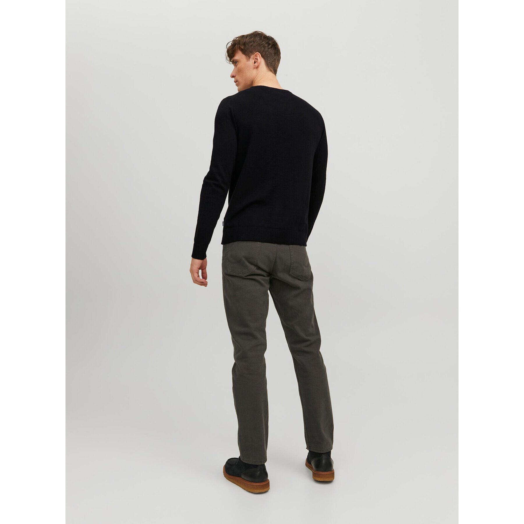 Jack&Jones Sveter Emil 12208364 Čierna Regular Fit - Pepit.sk