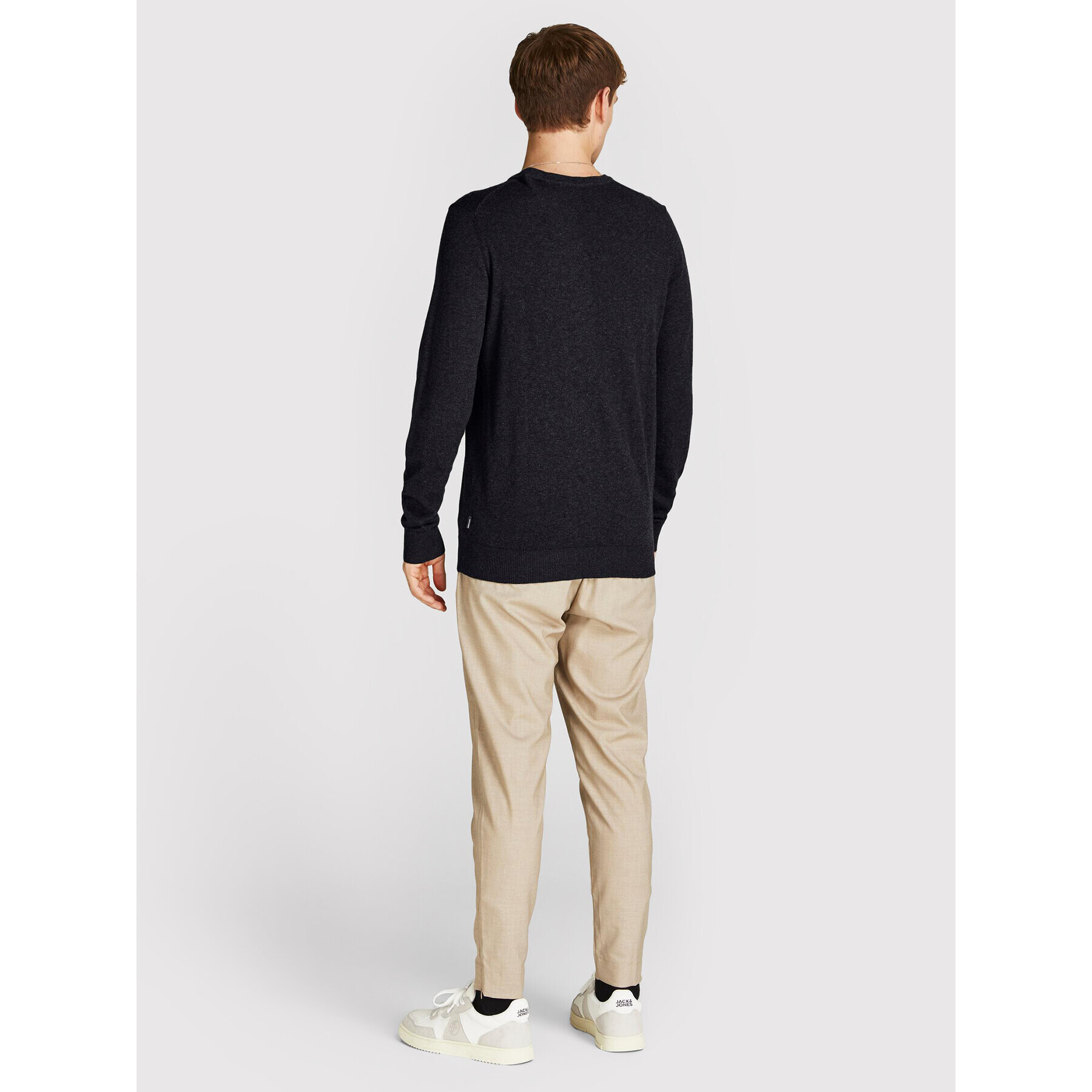 Jack&Jones Sveter Emil 12208365 Čierna Regular Fit - Pepit.sk