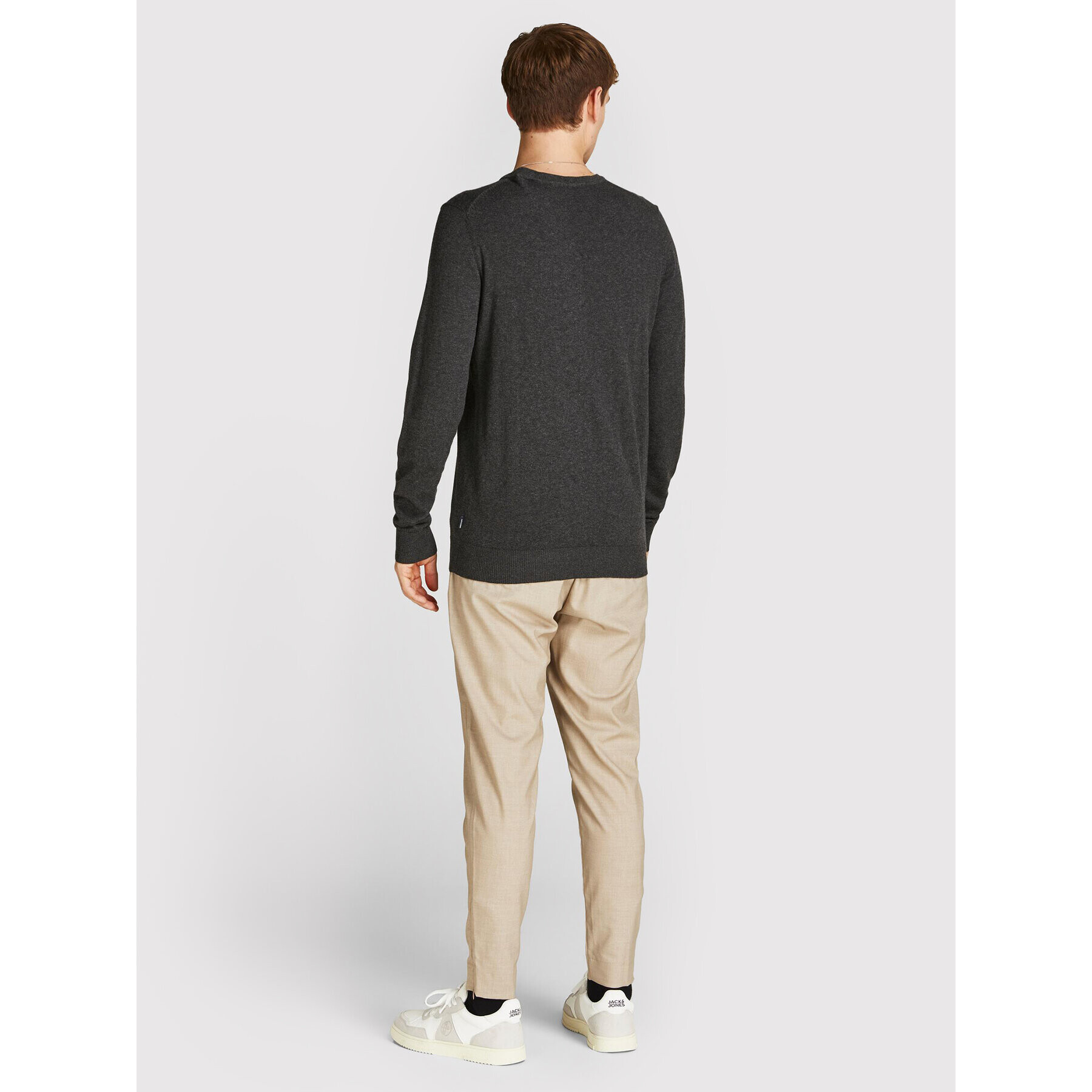 Jack&Jones Sveter Emil 12208365 Sivá Regular Fit - Pepit.sk