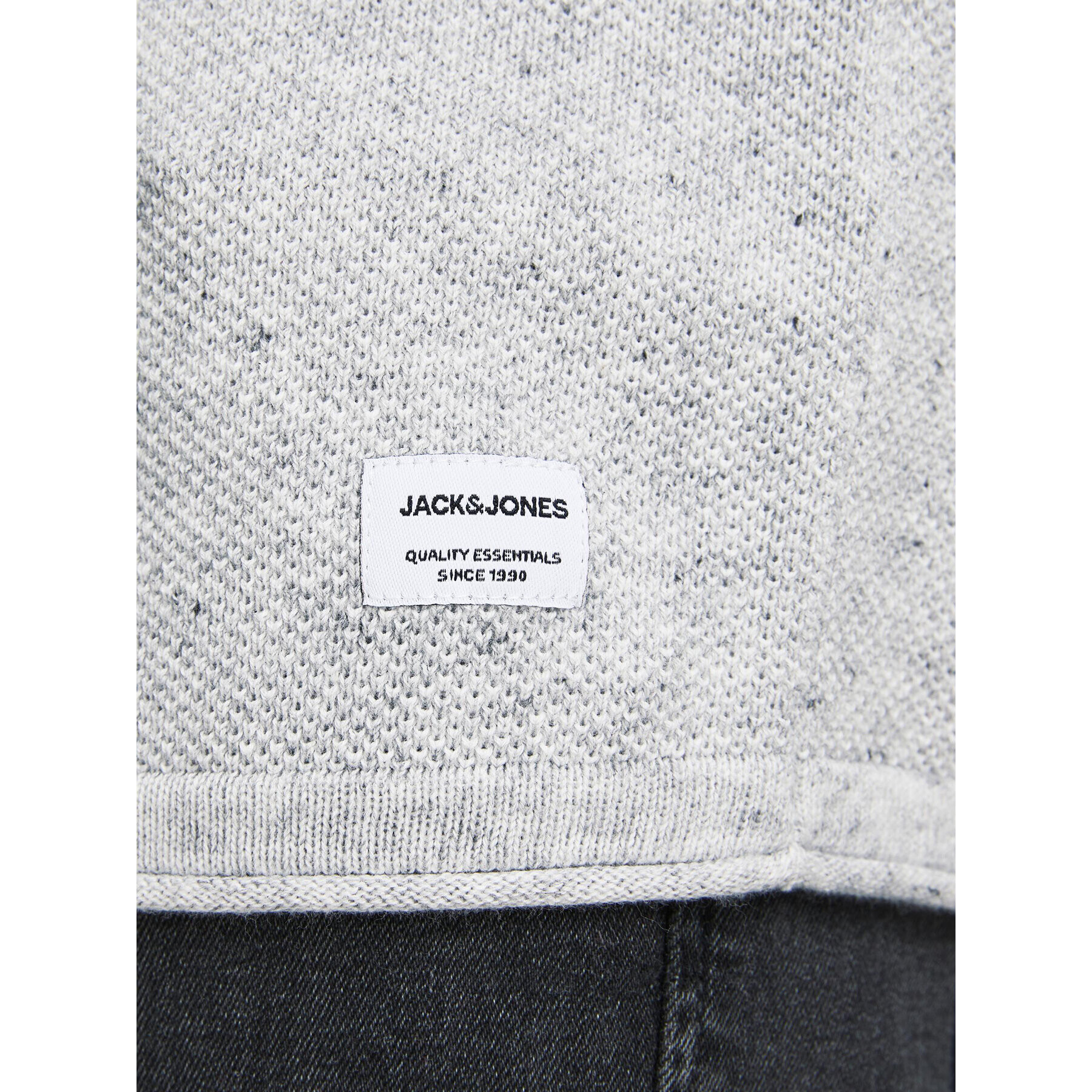 Jack&Jones Sveter Hill 12157321 Sivá Regular Fit - Pepit.sk