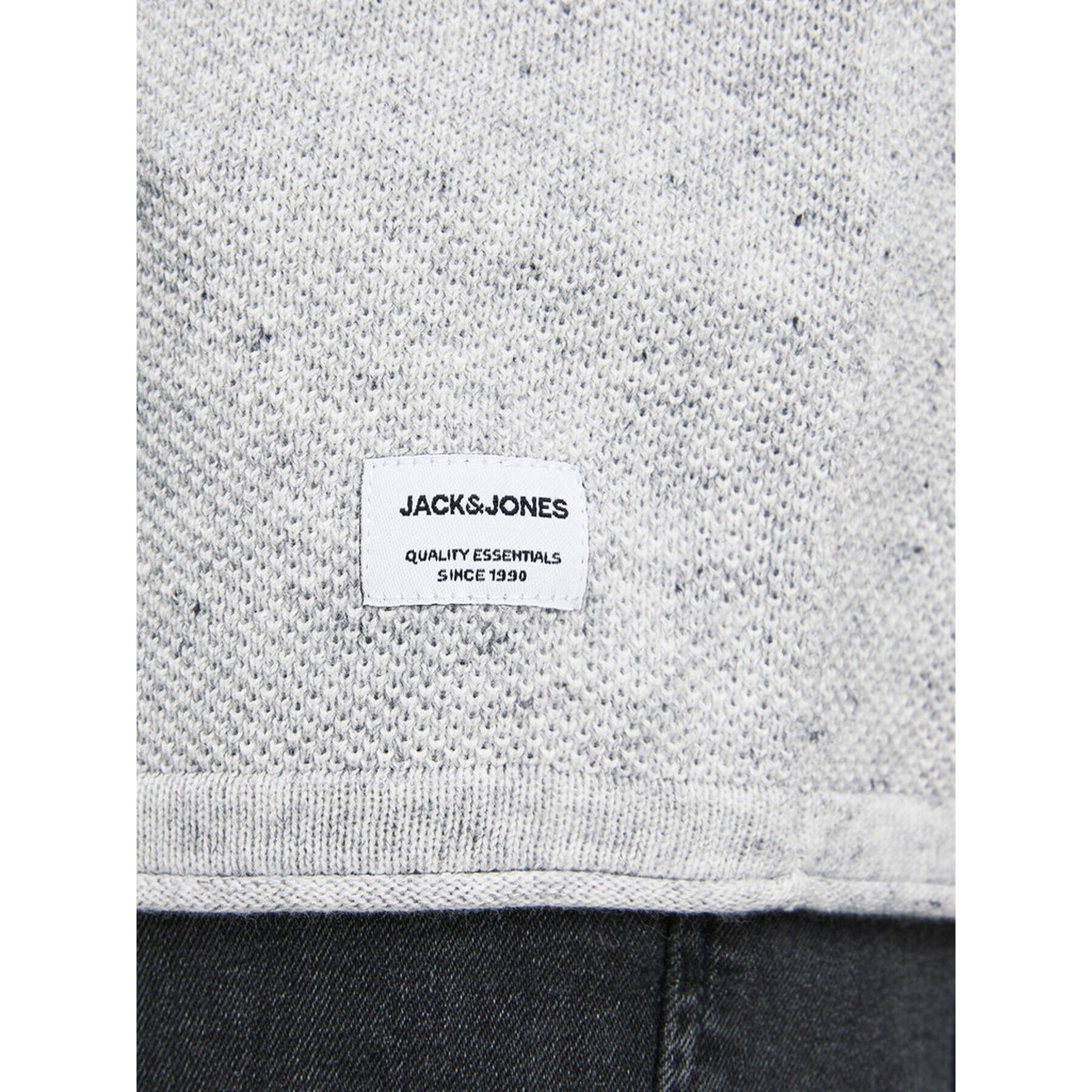 Jack&Jones Sveter Hill 12157321 Sivá Regular Fit - Pepit.sk