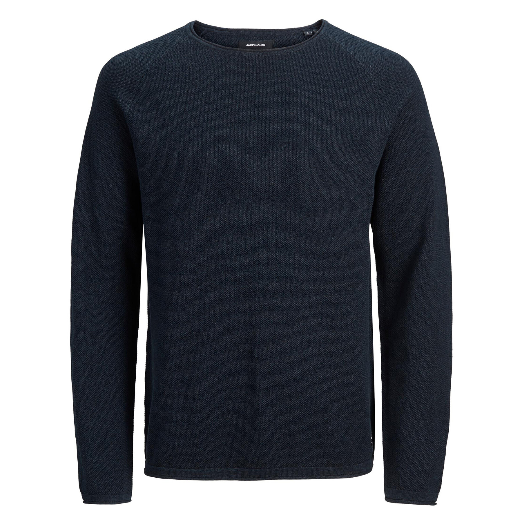 Jack&Jones Sveter Hill 12157321 Tmavomodrá Regular Fit - Pepit.sk