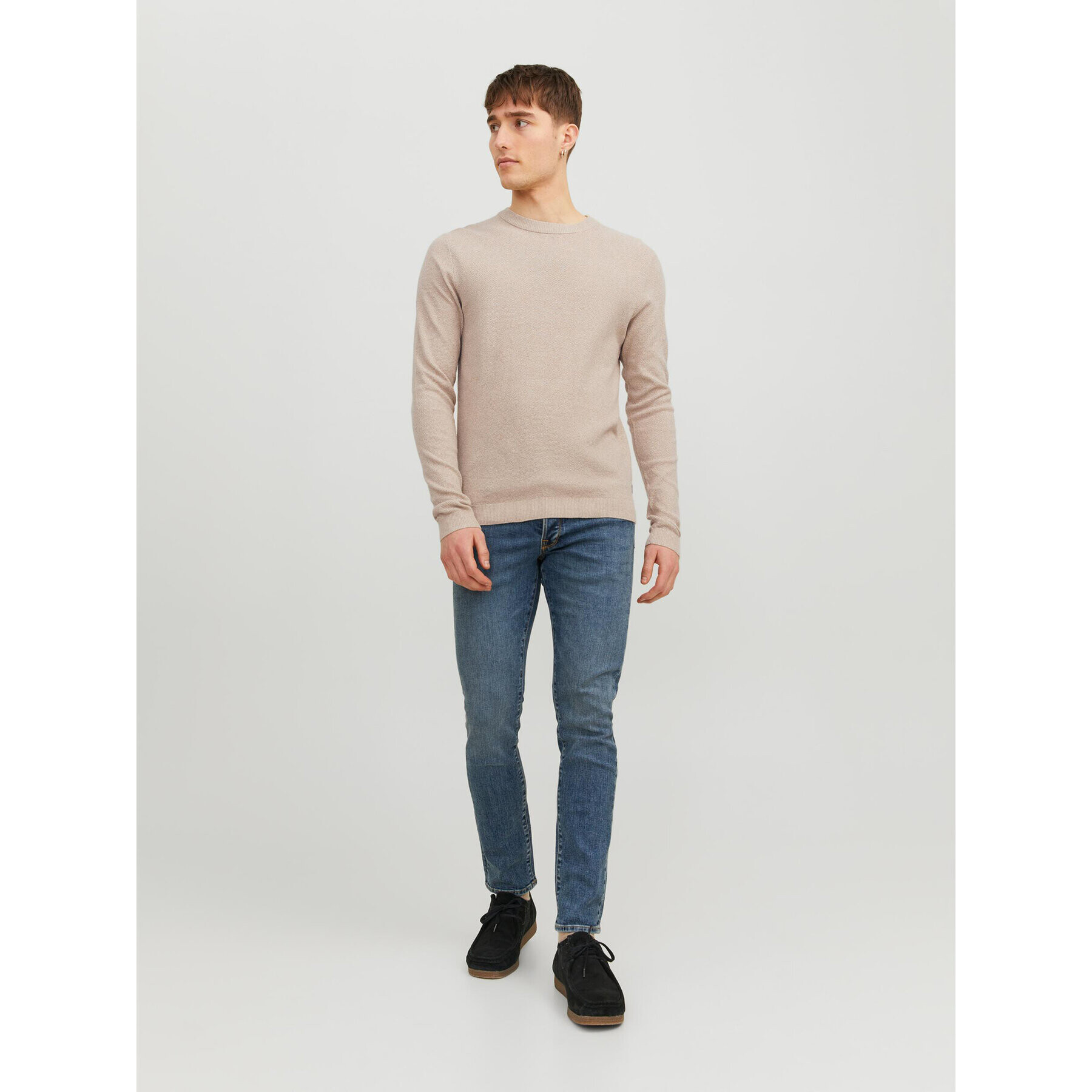 Jack&Jones Sveter Marcus 12236766 Béžová Regular Fit - Pepit.sk