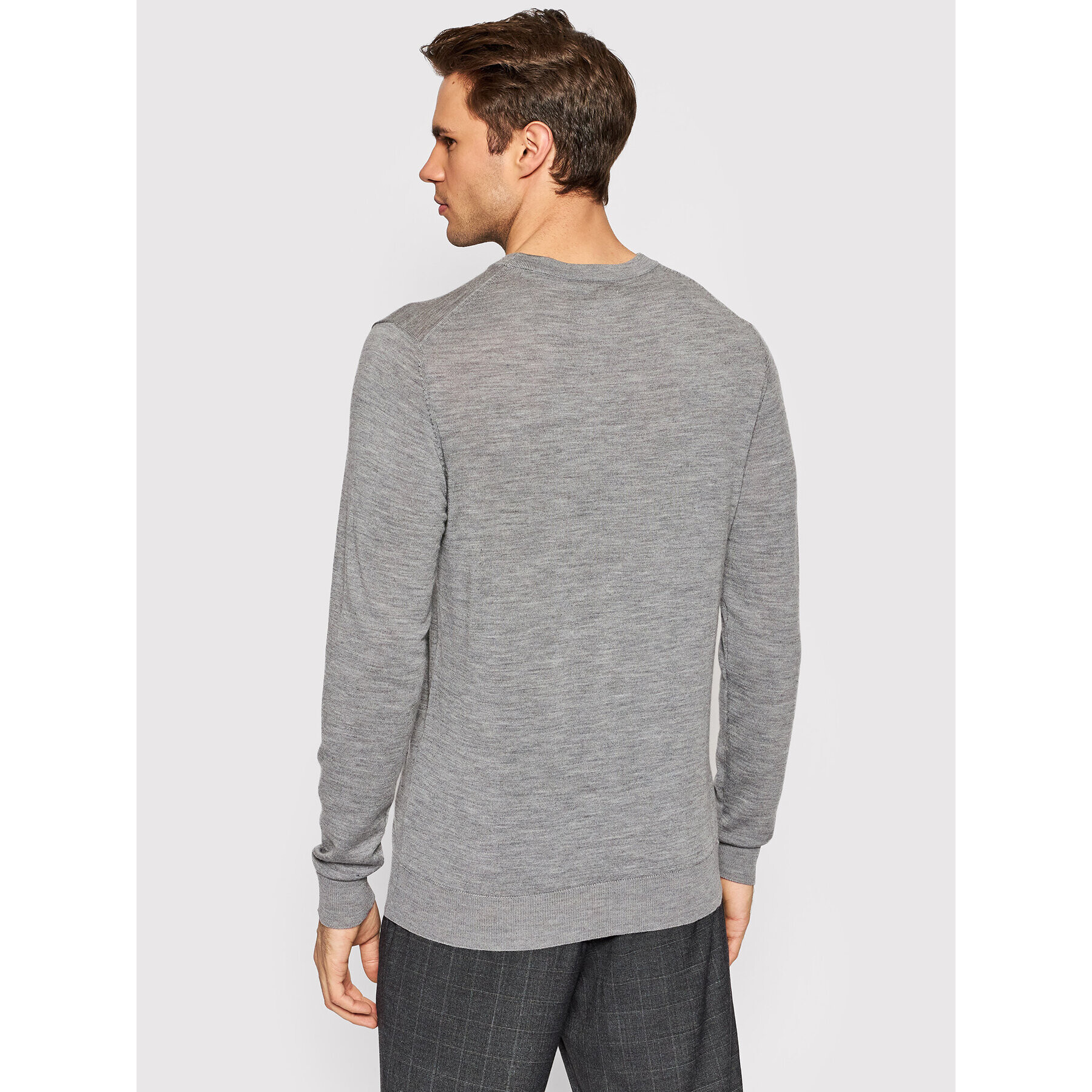 Jack&Jones Sveter Mark 12175288 Sivá Regular Fit - Pepit.sk