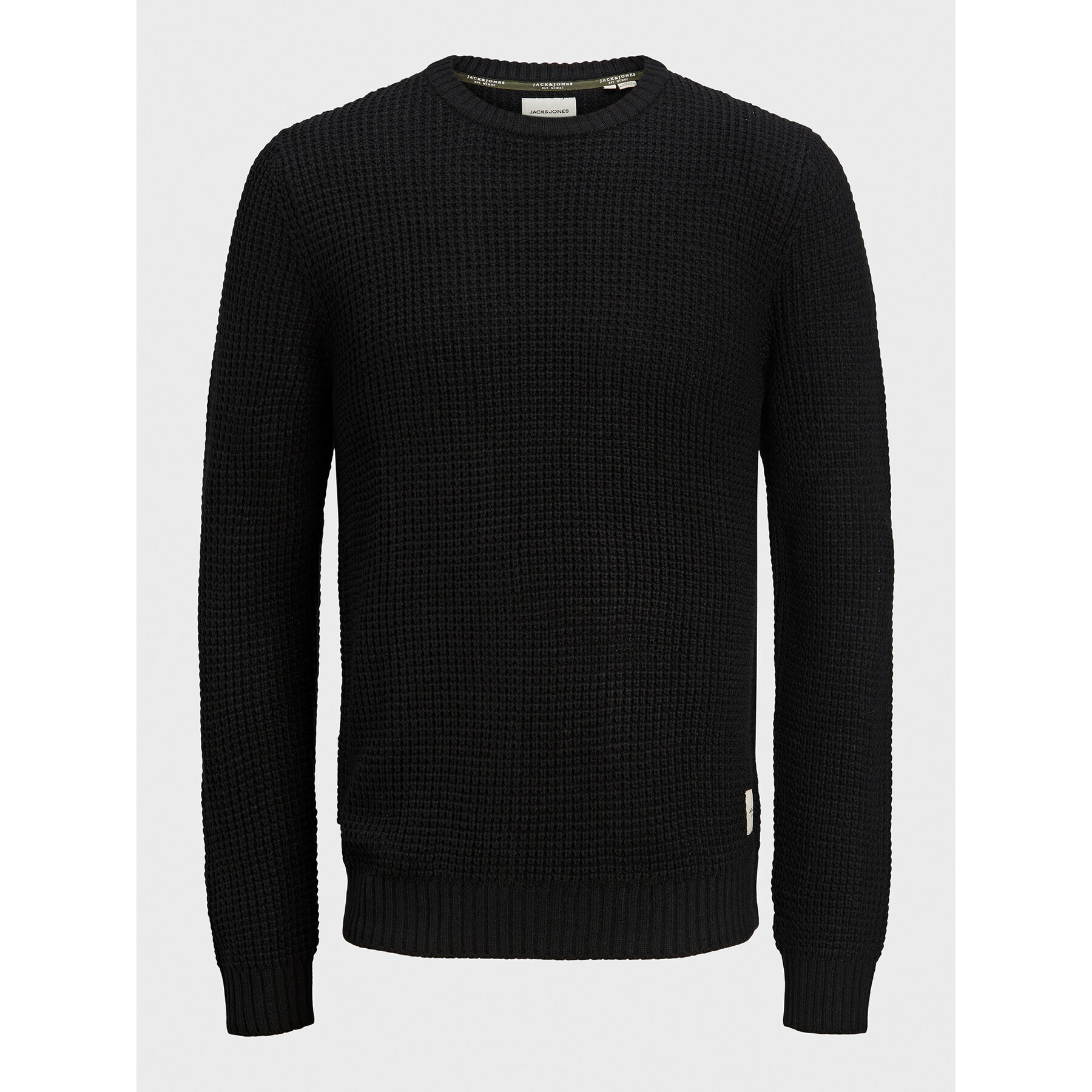 Jack&Jones Sveter Nick 12211275 Čierna Regular Fit - Pepit.sk