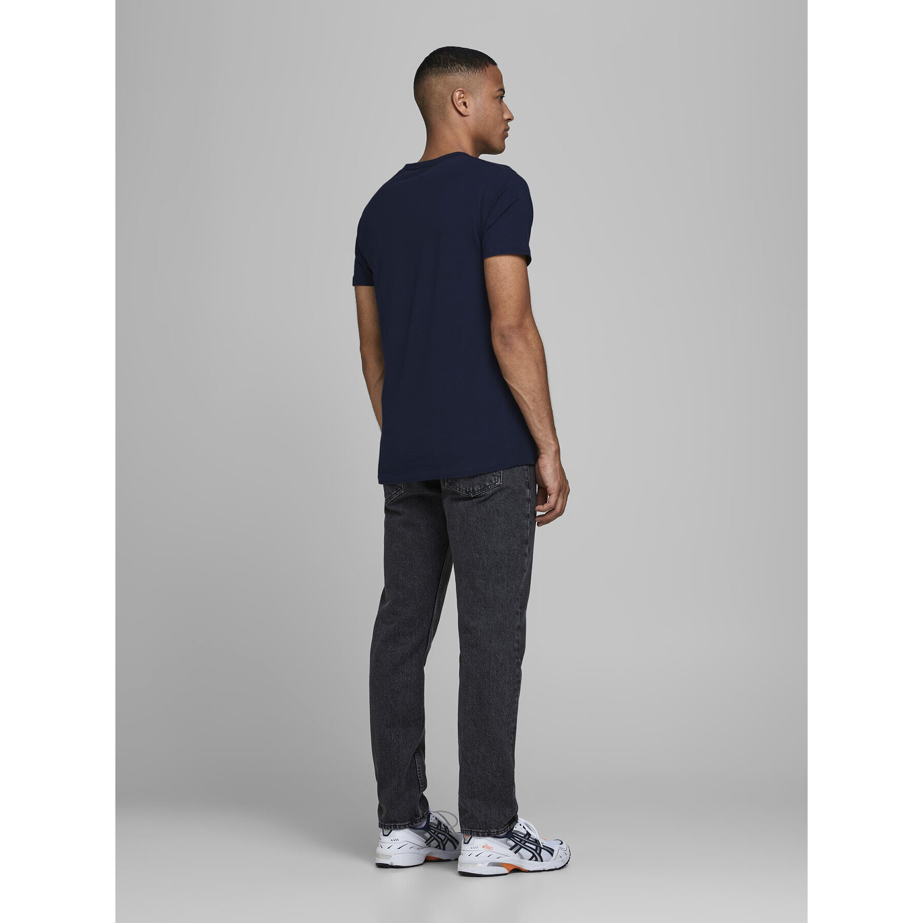 Jack&Jones Tričko Basic 12058529 Tmavomodrá Stretch Fit - Pepit.sk