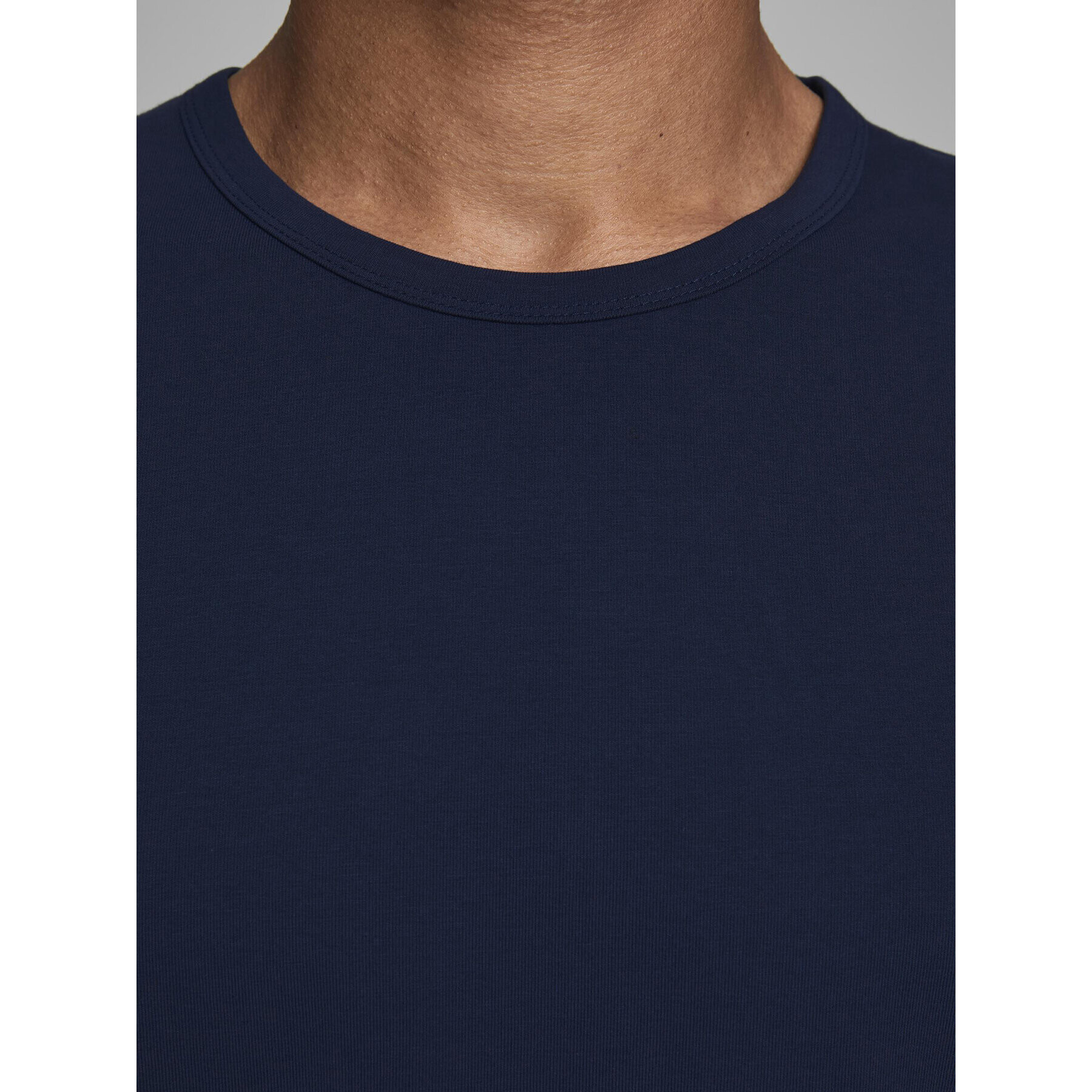 Jack&Jones Tričko Basic 12058529 Tmavomodrá Stretch Fit - Pepit.sk