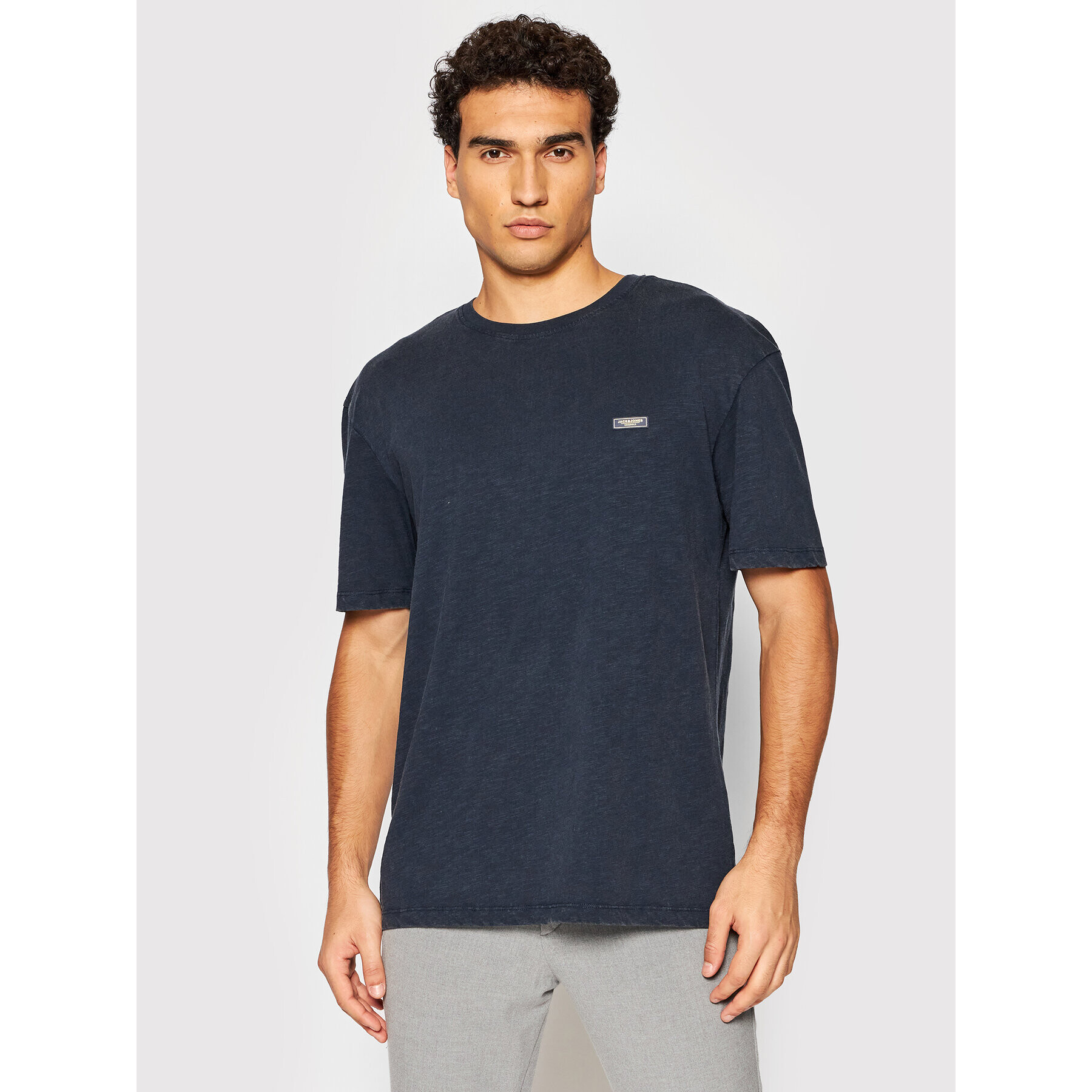 Jack&Jones Tričko Brad 12193907 Tmavomodrá Relaxed Fit - Pepit.sk