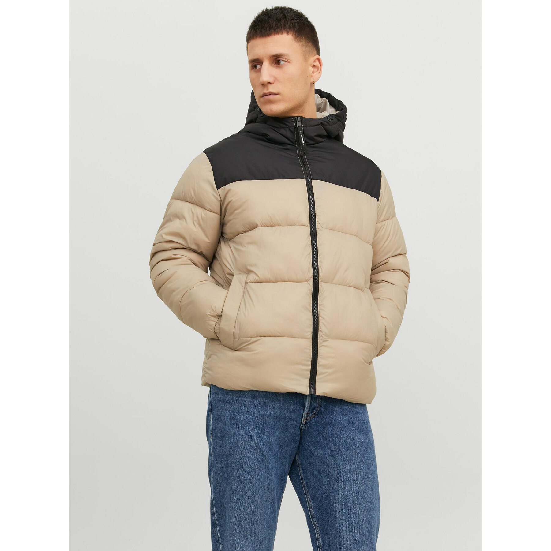 Jack&Jones Vatovaná bunda 12235859 Béžová Regular Fit - Pepit.sk