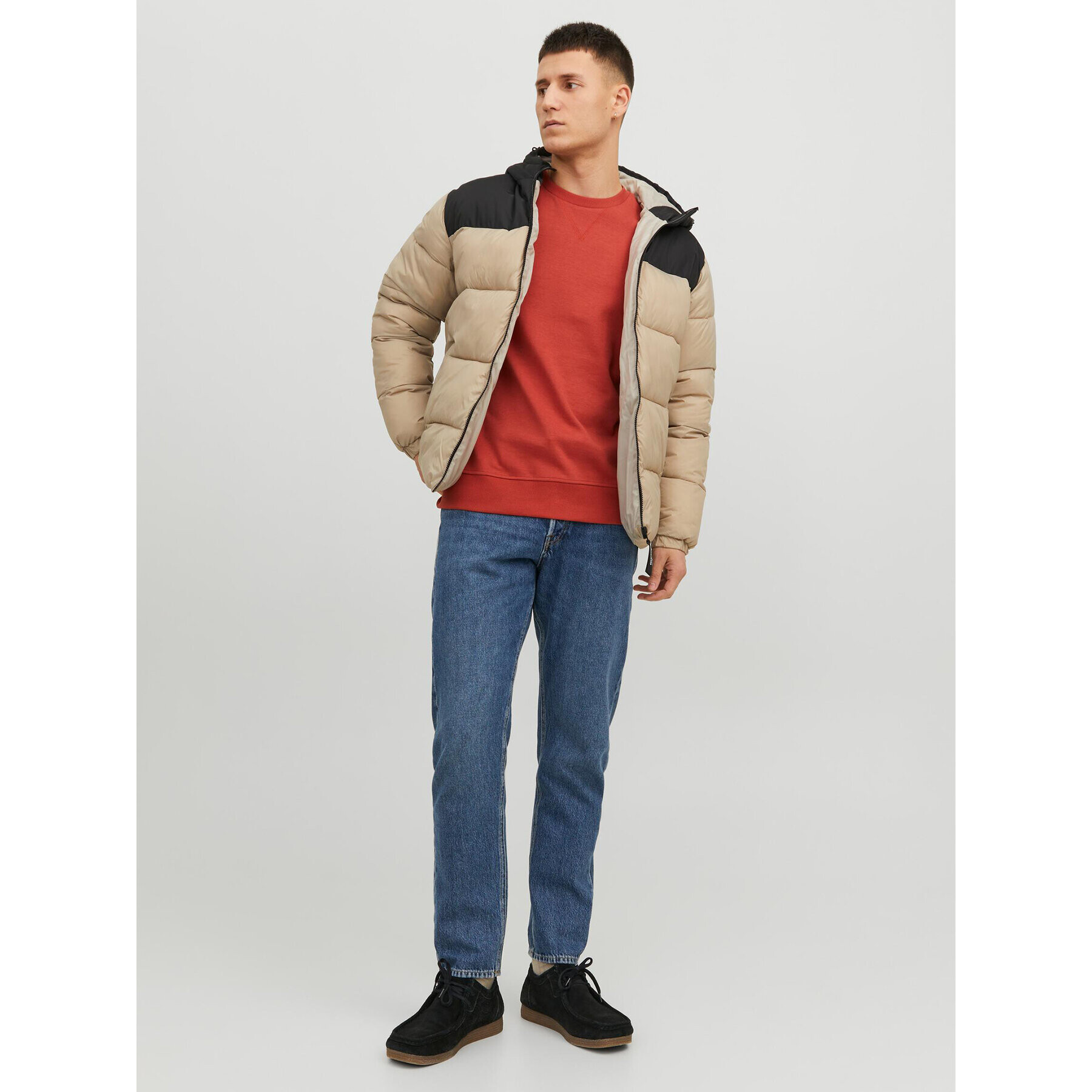 Jack&Jones Vatovaná bunda 12235859 Béžová Regular Fit - Pepit.sk