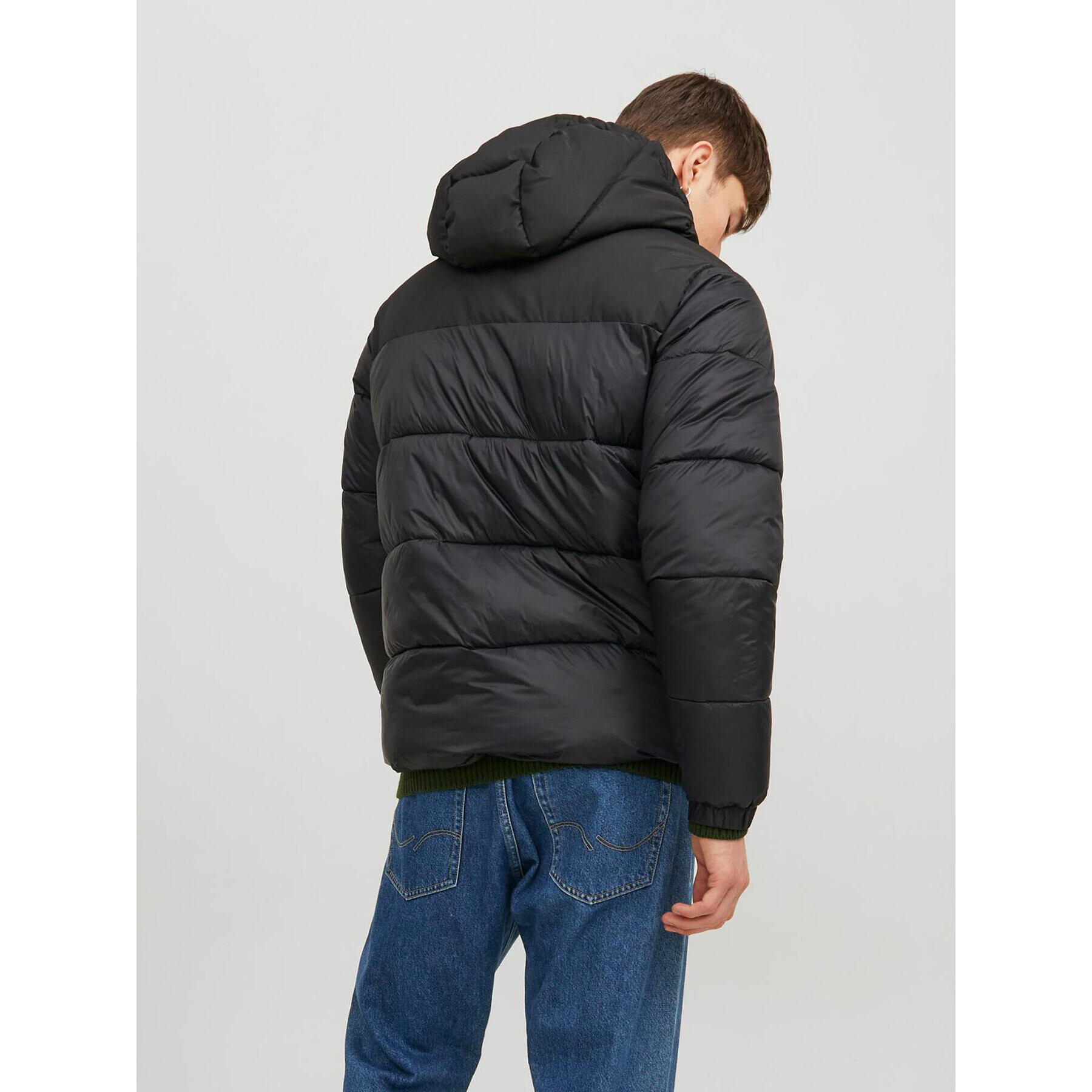 Jack&Jones Vatovaná bunda 12235859 Čierna Regular Fit - Pepit.sk