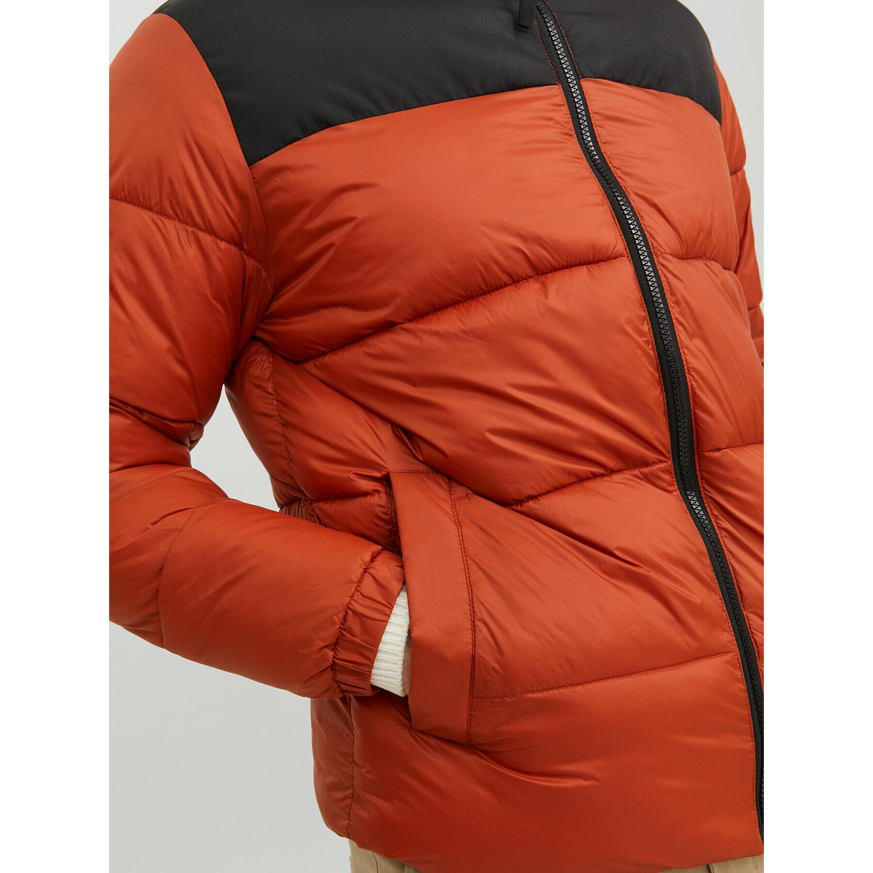 Jack&Jones Vatovaná bunda 12235860 Oranžová Regular Fit - Pepit.sk