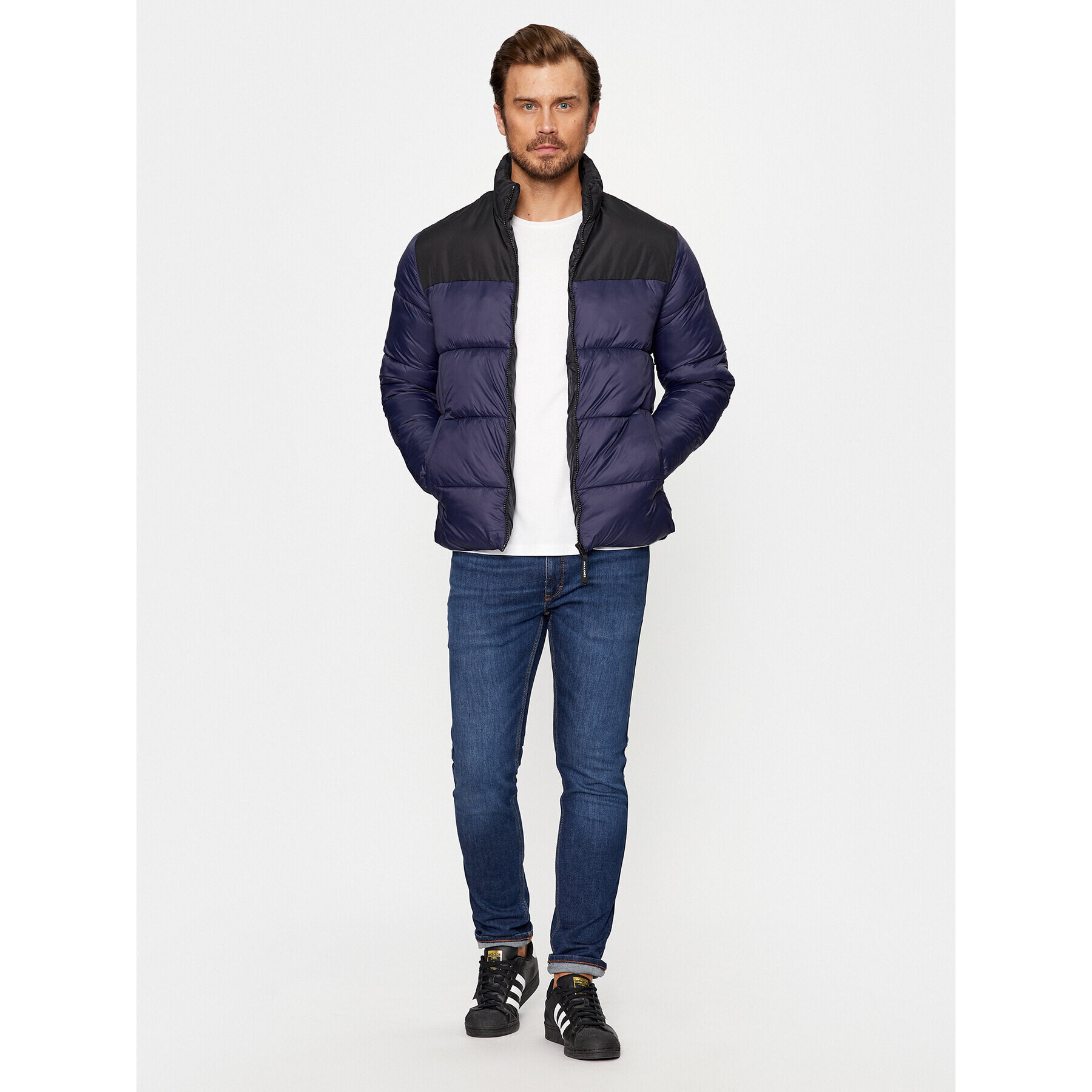 Jack&Jones Vatovaná bunda 12235860 Tmavomodrá Regular Fit - Pepit.sk