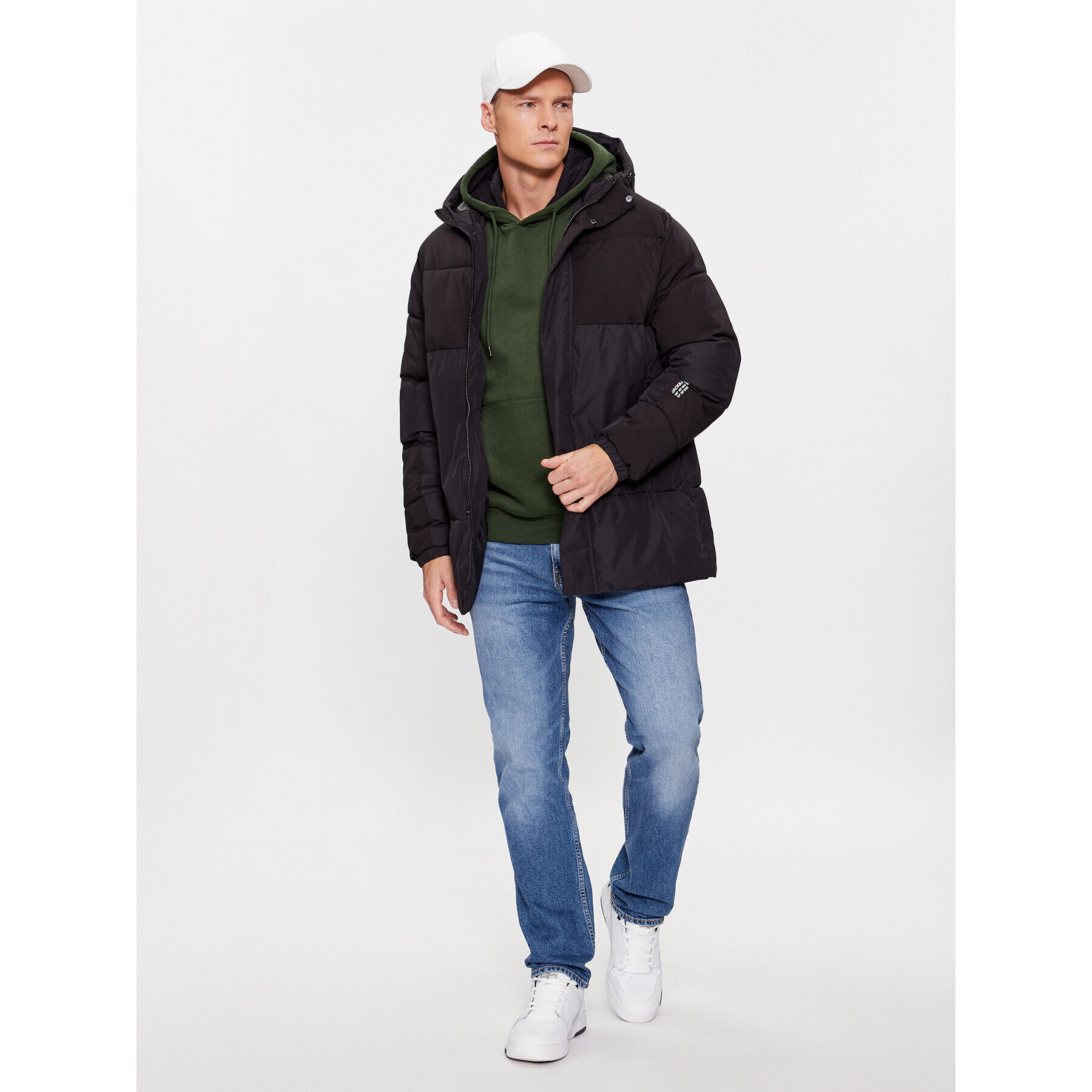 Jack&Jones Vatovaná bunda 12235870 Čierna Regular Fit - Pepit.sk