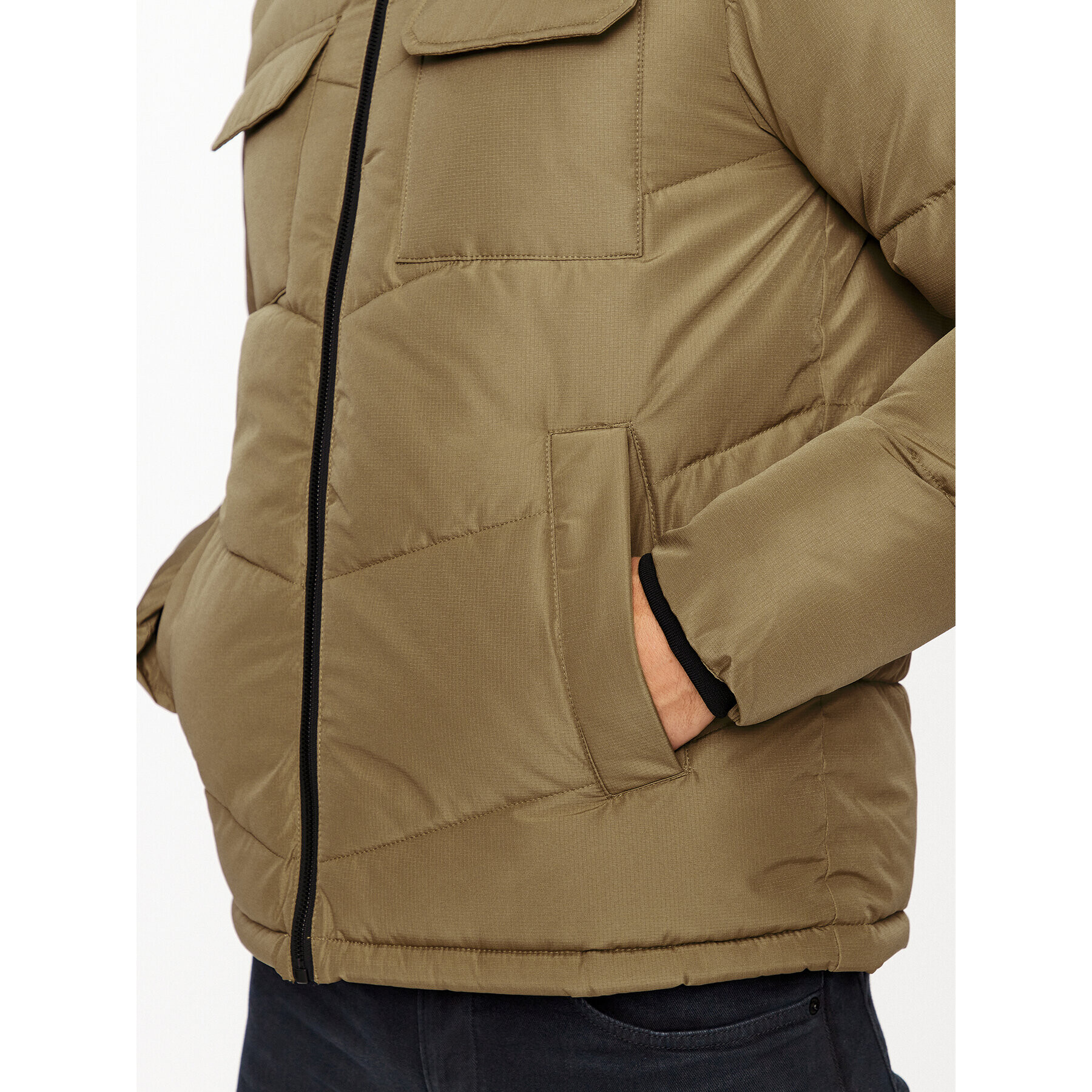 Jack&Jones Vatovaná bunda 12236044 Hnedá Regular Fit - Pepit.sk