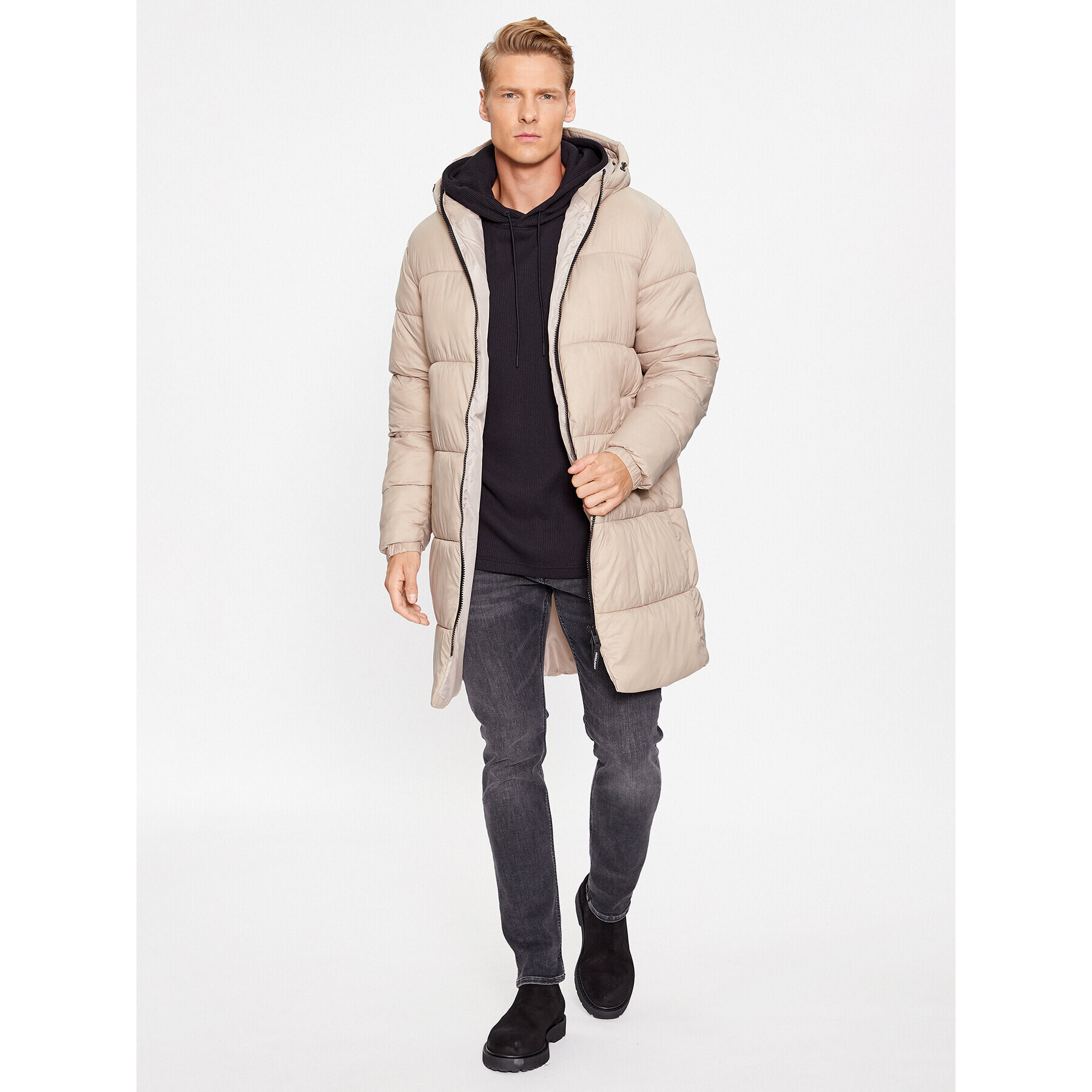 Jack&Jones Vatovaná bunda 12236052 Béžová Regular Fit - Pepit.sk