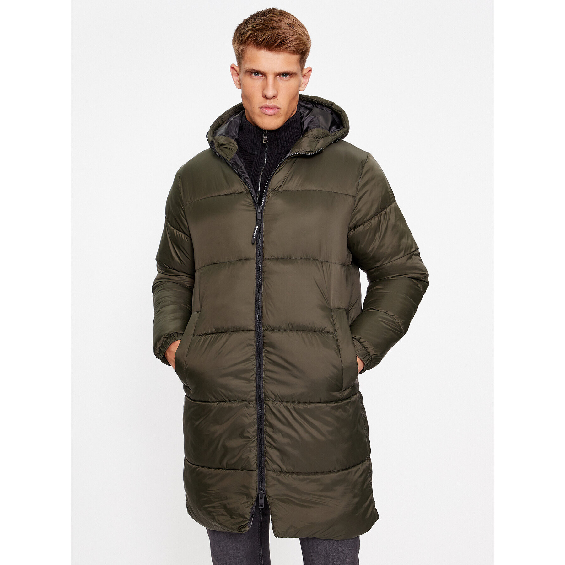 Jack&Jones Vatovaná bunda 12236052 Zelená Regular Fit - Pepit.sk