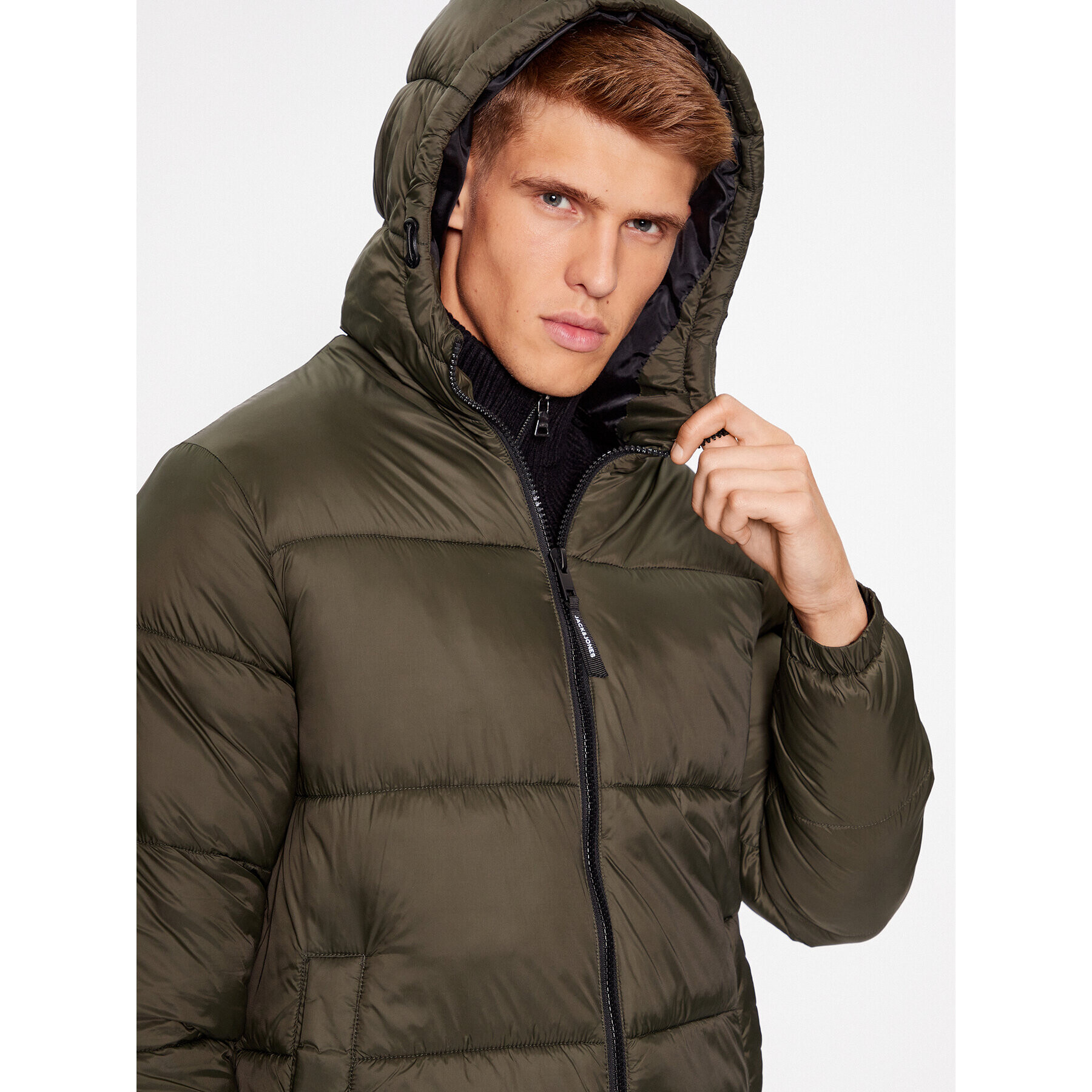 Jack&Jones Vatovaná bunda 12236052 Zelená Regular Fit - Pepit.sk