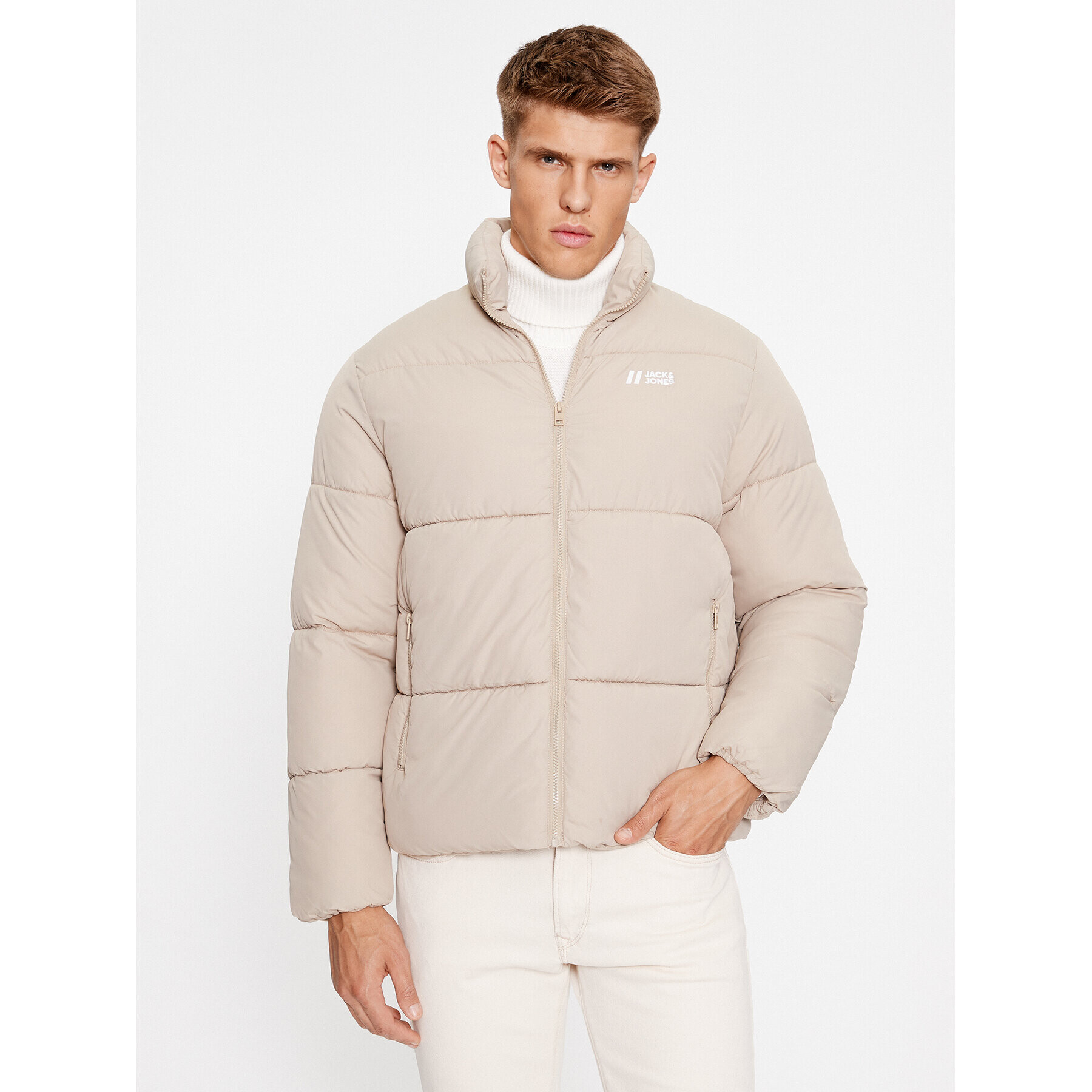 Jack&Jones Vatovaná bunda 12238745 Béžová Regular Fit - Pepit.sk