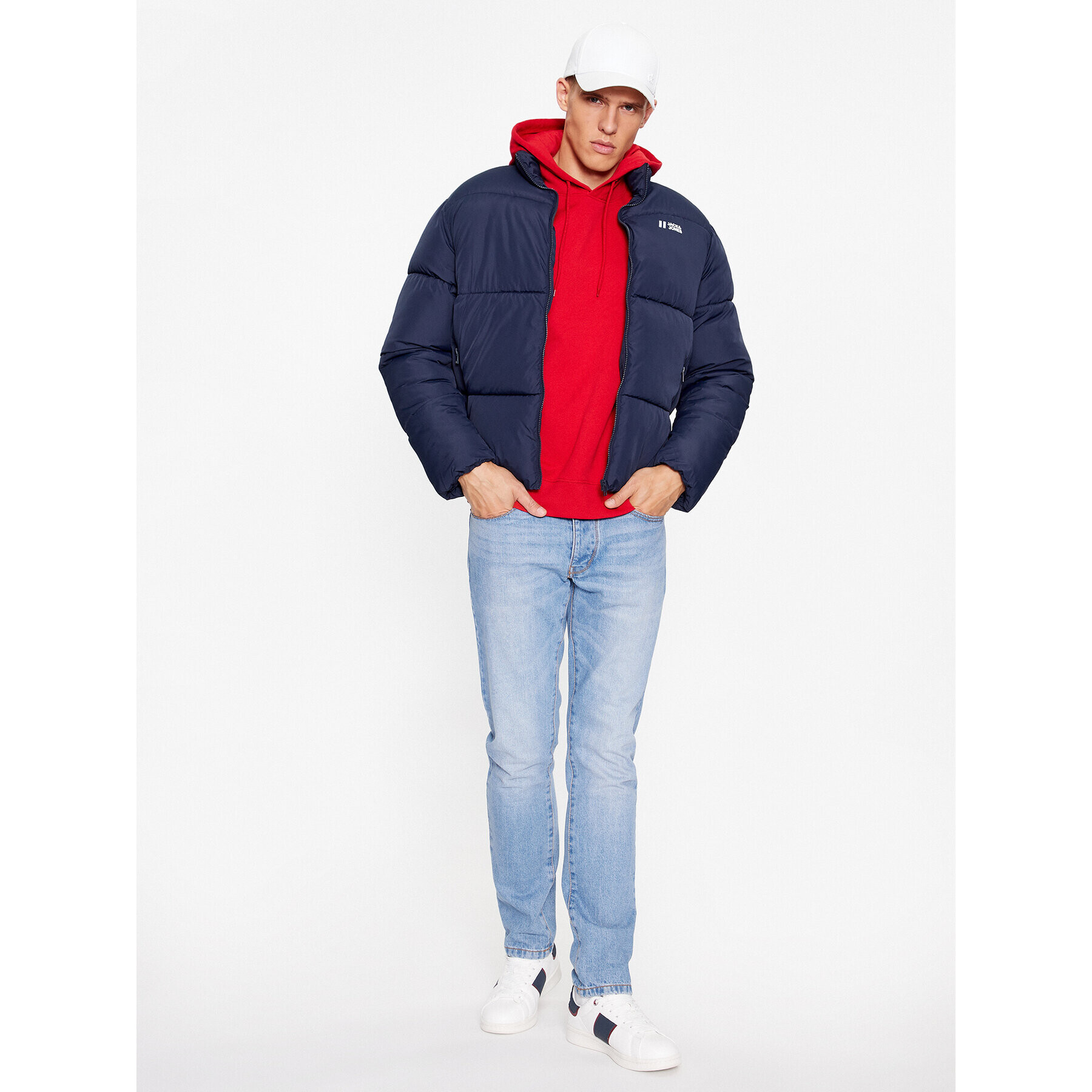 Jack&Jones Vatovaná bunda 12238745 Tmavomodrá Regular Fit - Pepit.sk