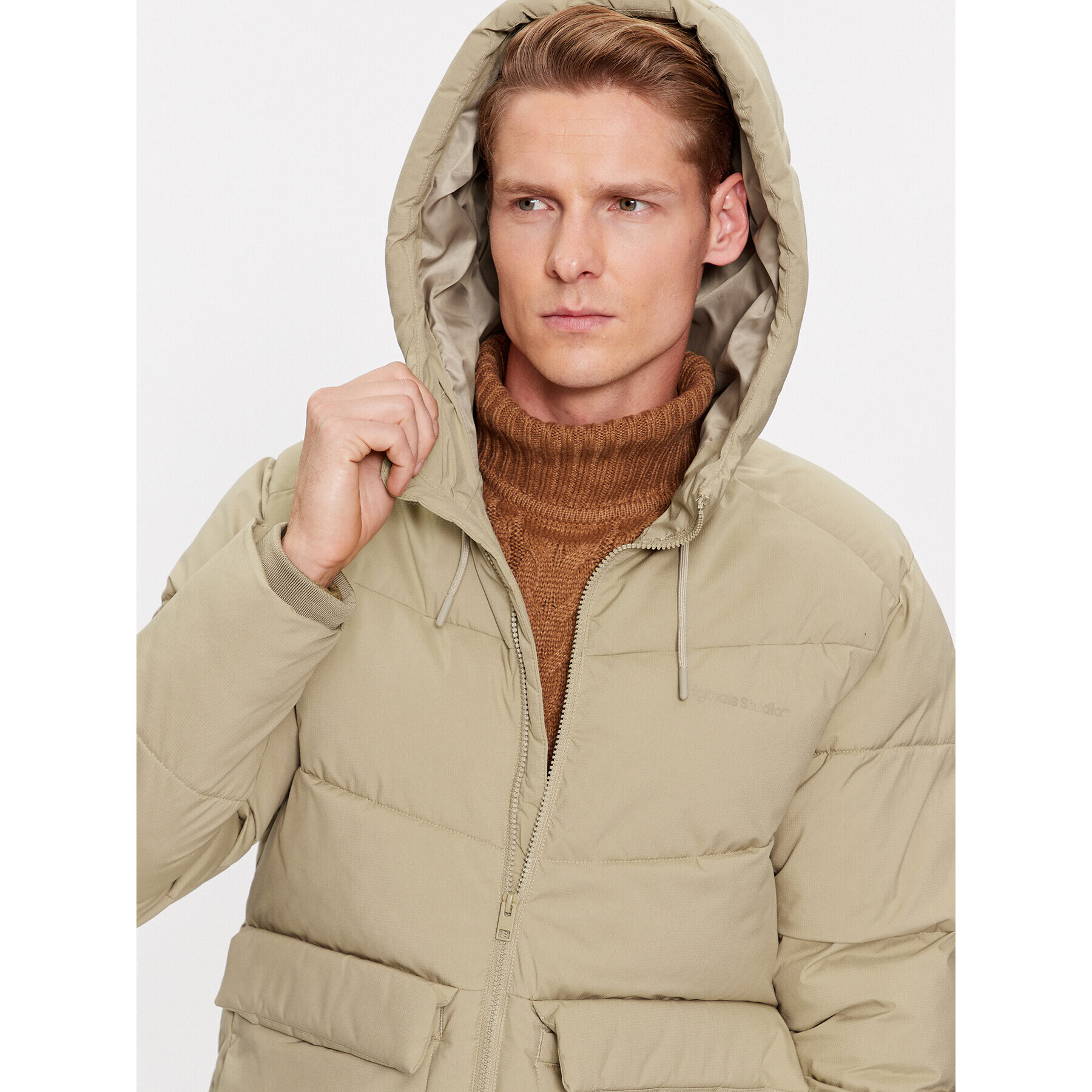 Jack&Jones Vatovaná bunda 12238849 Béžová Regular Fit - Pepit.sk