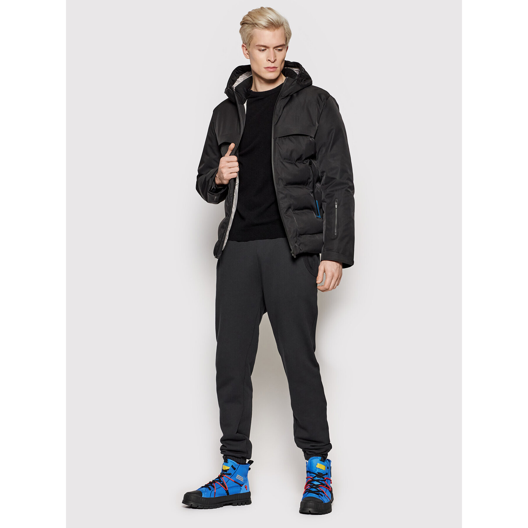 Jack&Jones Vatovaná bunda Darwin 12193195 Čierna Regular Fit - Pepit.sk