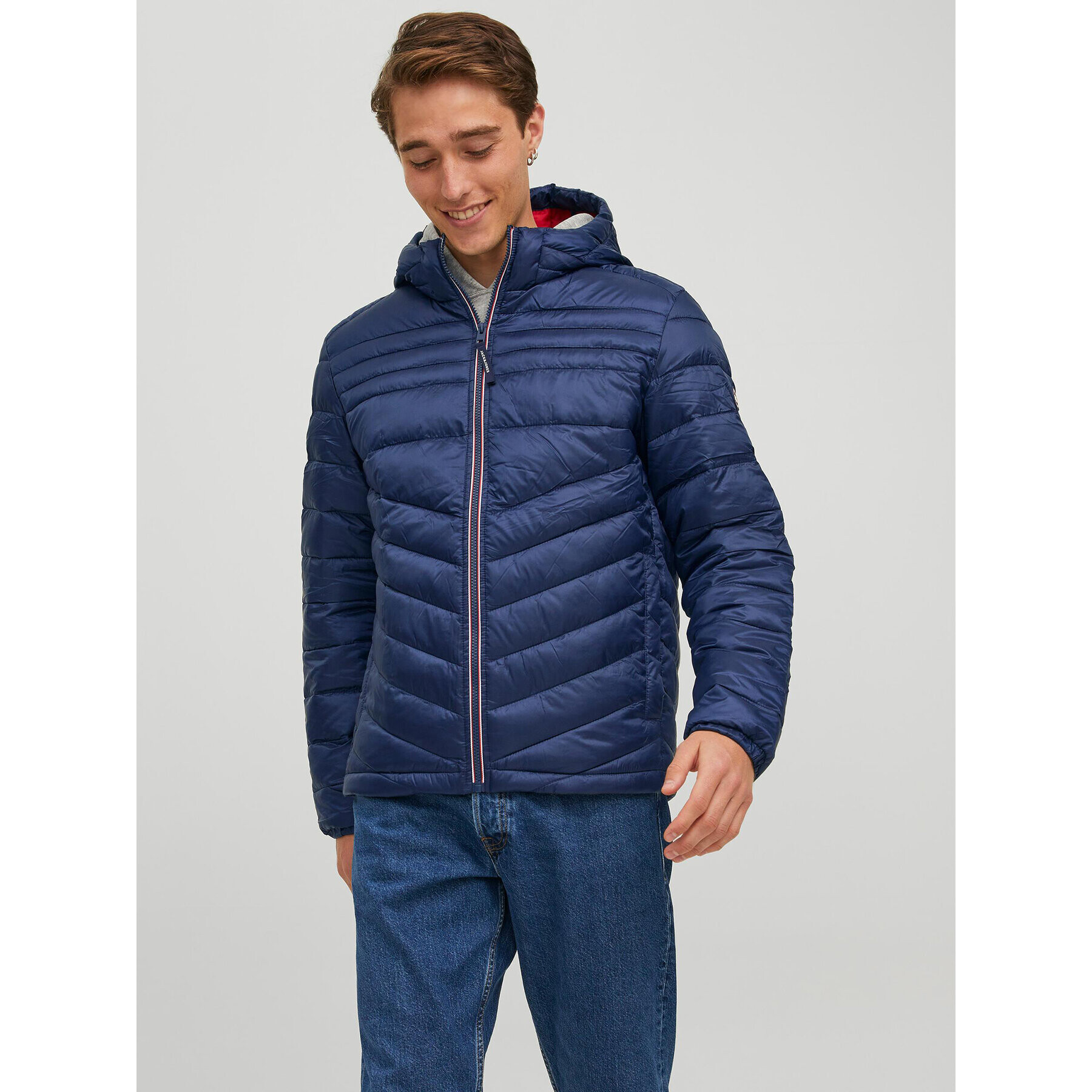 Jack&Jones Vatovaná bunda Hero 12211785 Tmavomodrá Regular Fit - Pepit.sk