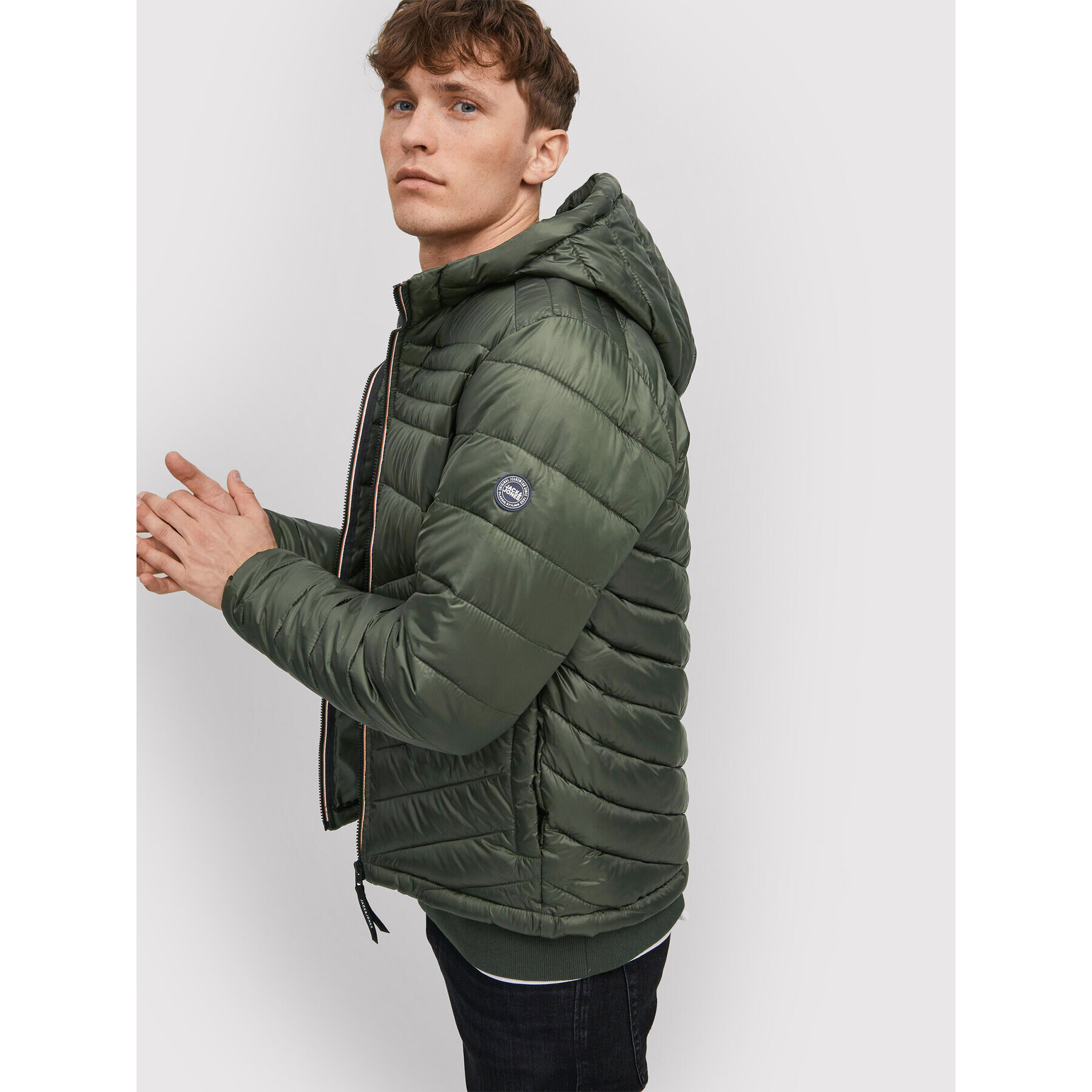 Jack&Jones Vatovaná bunda Hero 12211785 Zelená Regular Fit - Pepit.sk