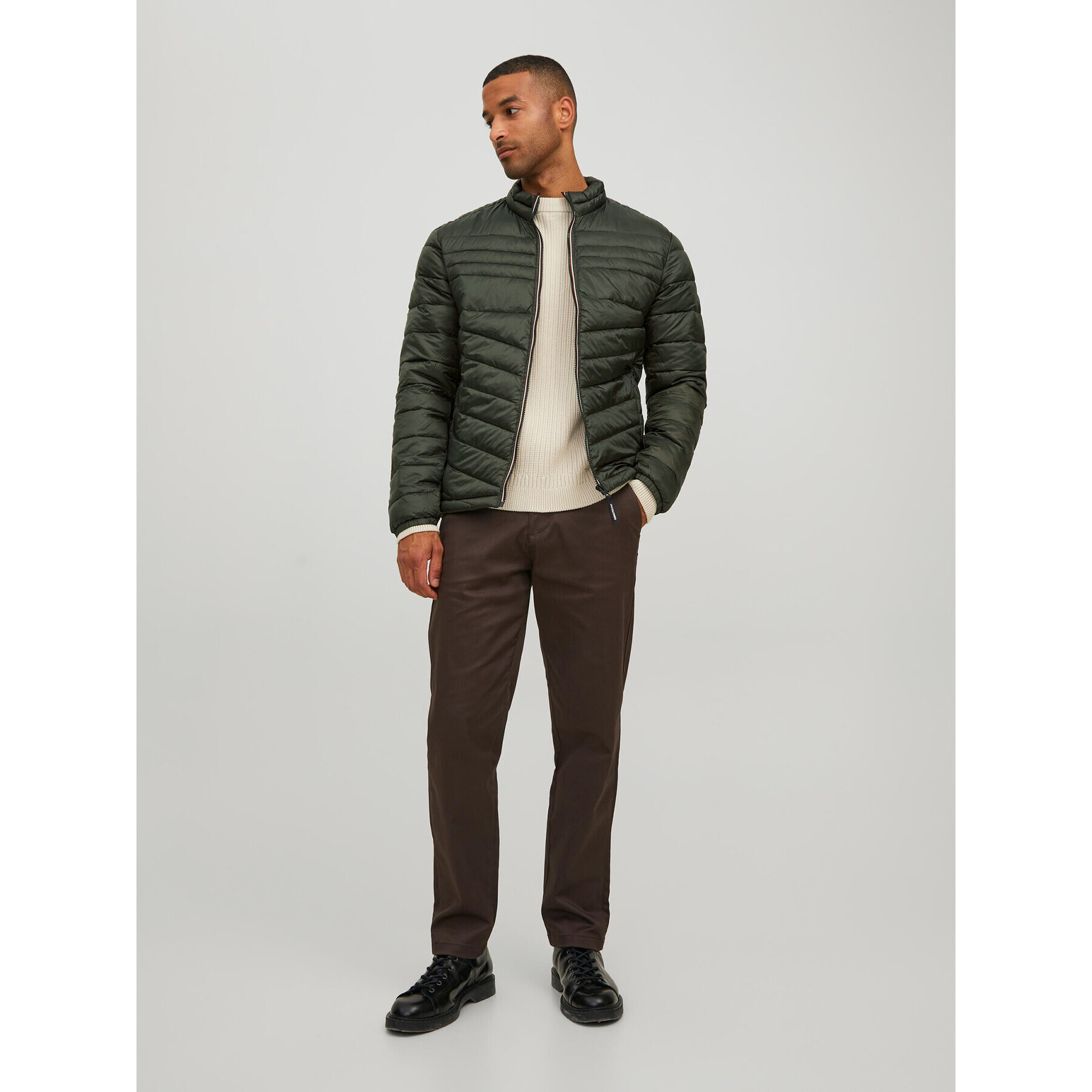 Jack&Jones Vatovaná bunda Hero 12211788 Zelená Regular Fit - Pepit.sk